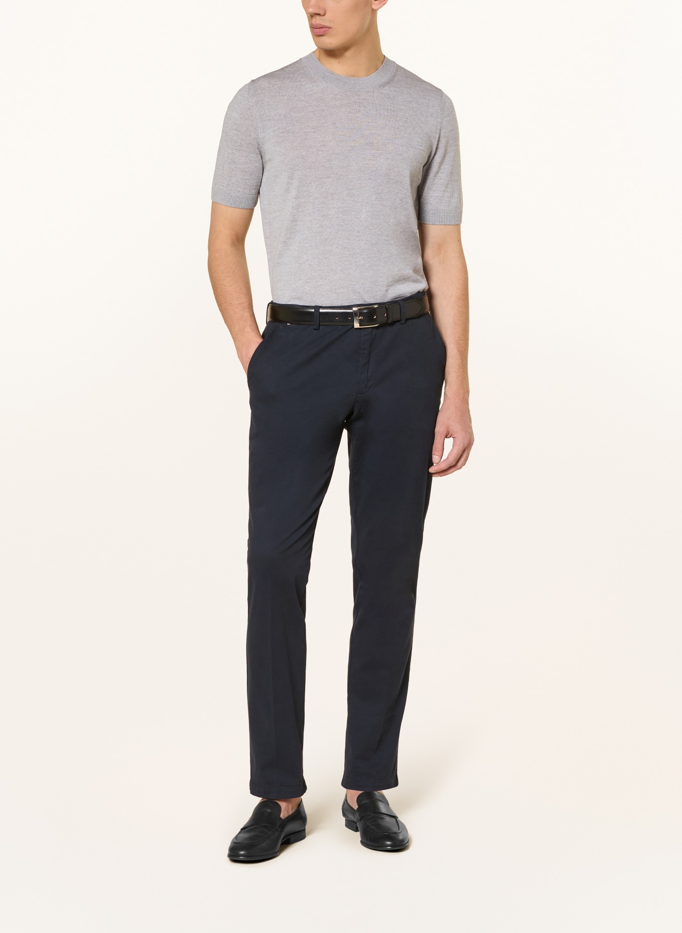 BOSS Sweter z dzianiny UMAURO: SZARY