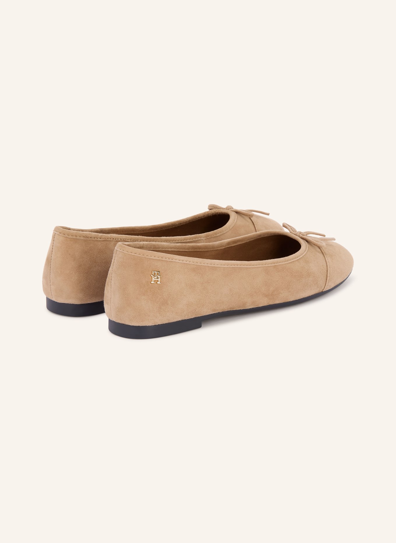 TOMMY HILFIGER Ballerinas: BEIGE