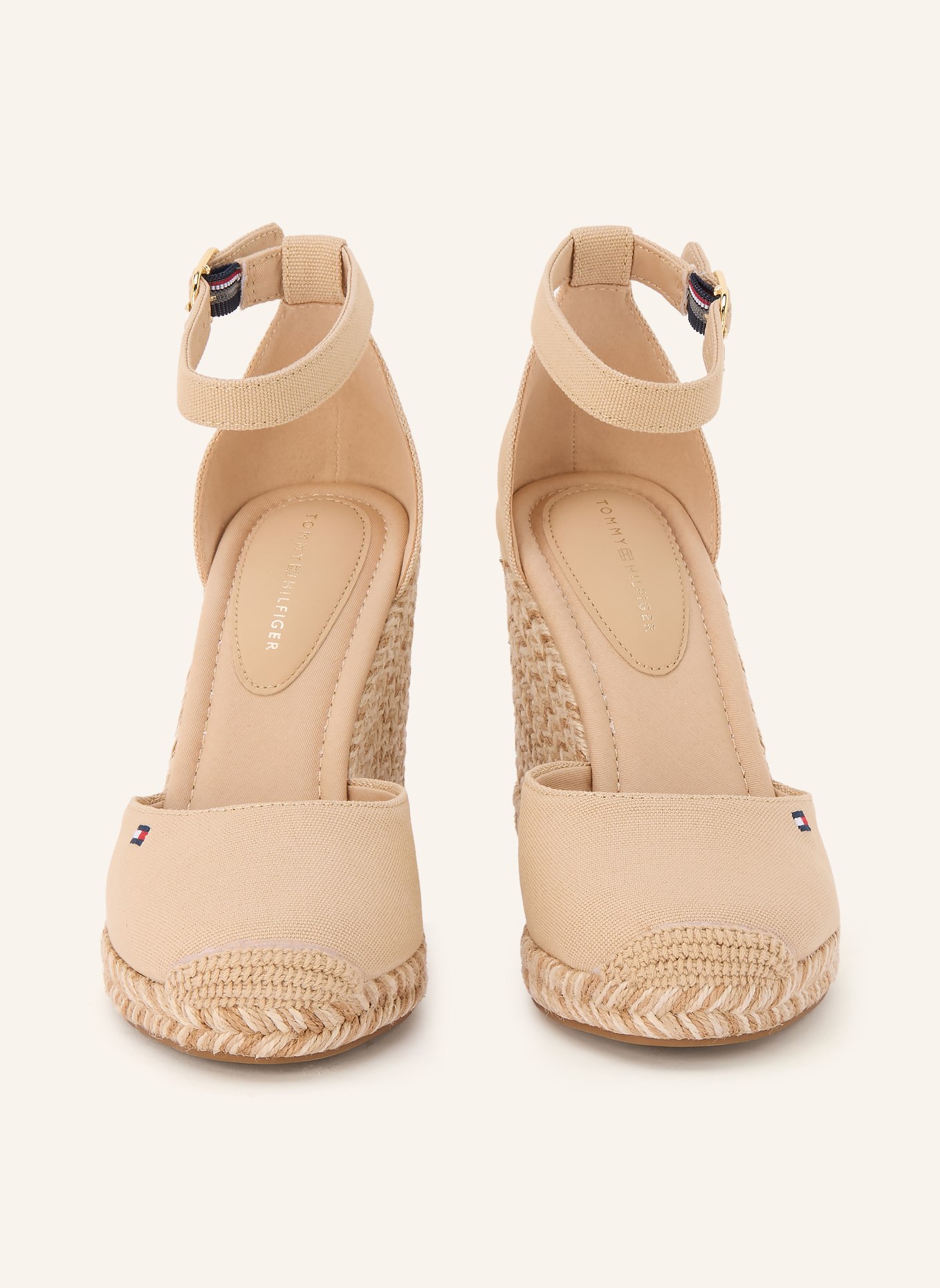 TOMMY HILFIGER Wedges: CAMEL