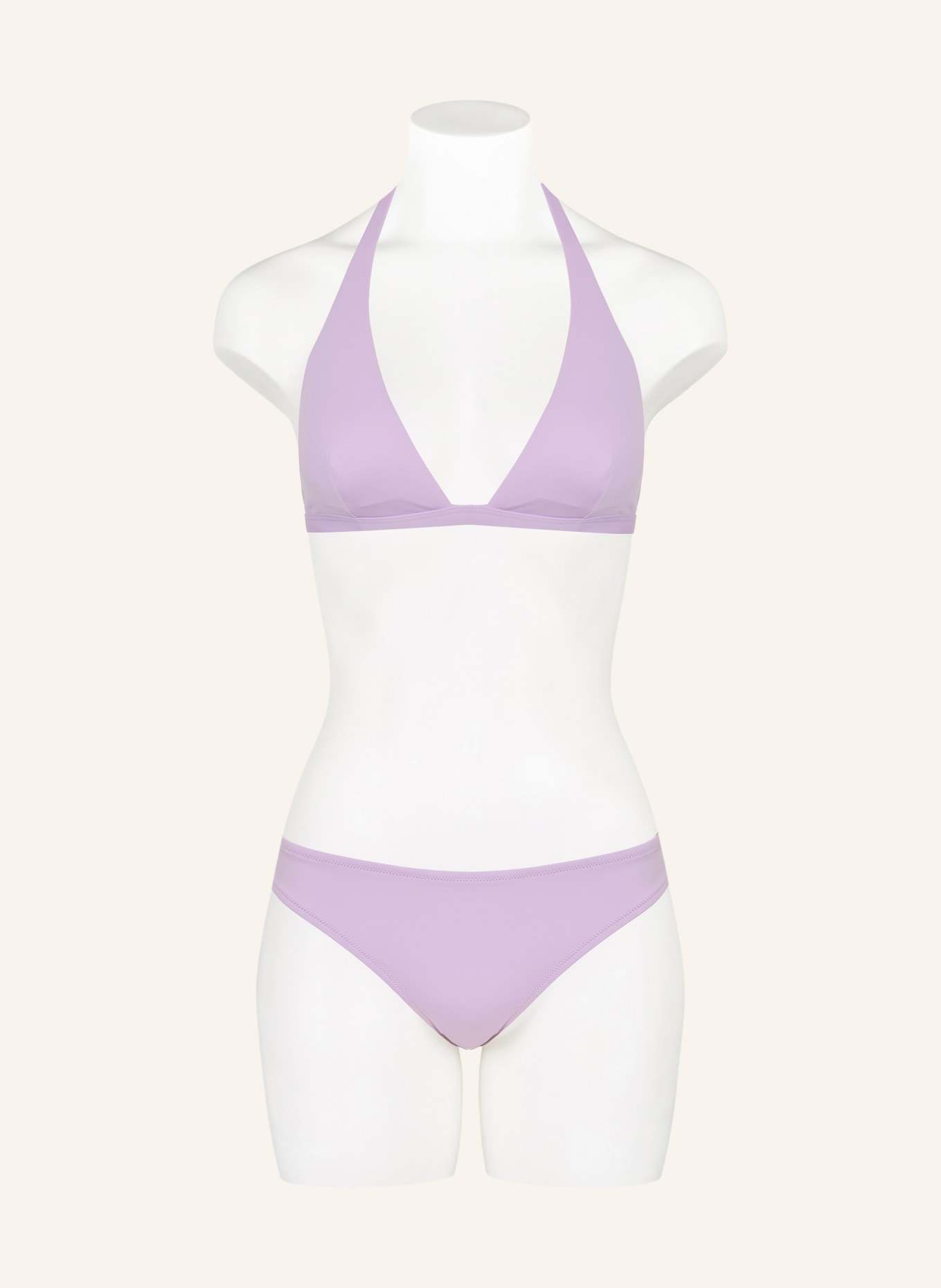 VILEBREQUIN Haut de bikini à dos nu SOLID FLECHE: LILAS CLAIR