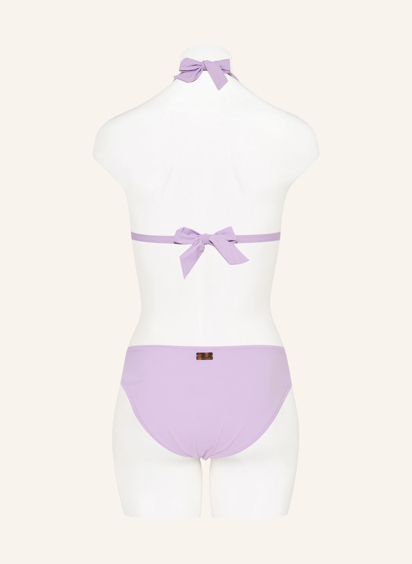 VILEBREQUIN Haut de bikini à dos nu SOLID FLECHE: LILAS CLAIR
