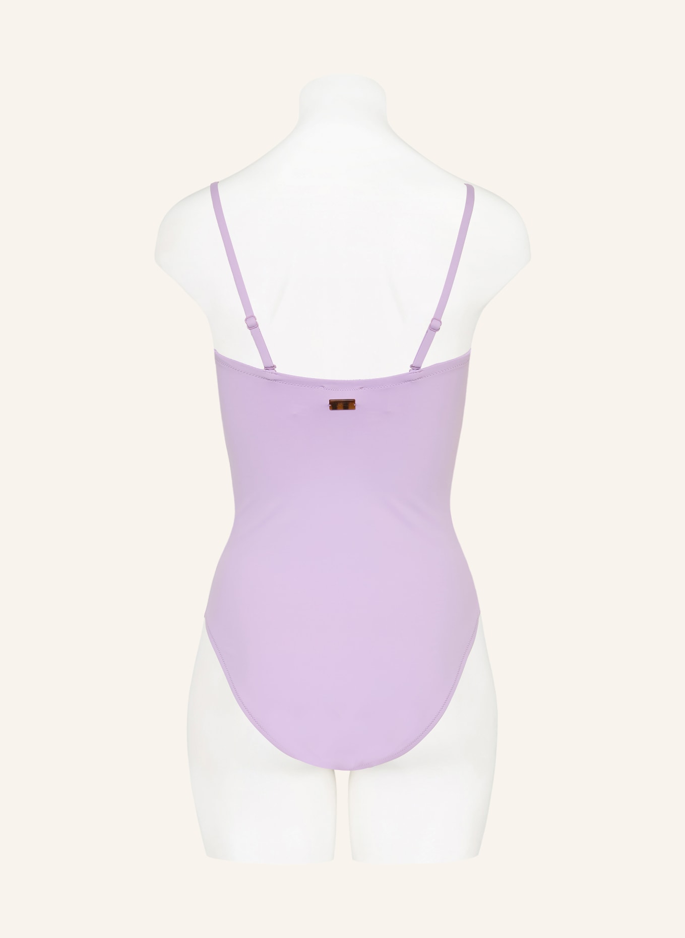 VILEBREQUIN Maillot de bain bandeau SOLID FACETTE: LILAS CLAIR