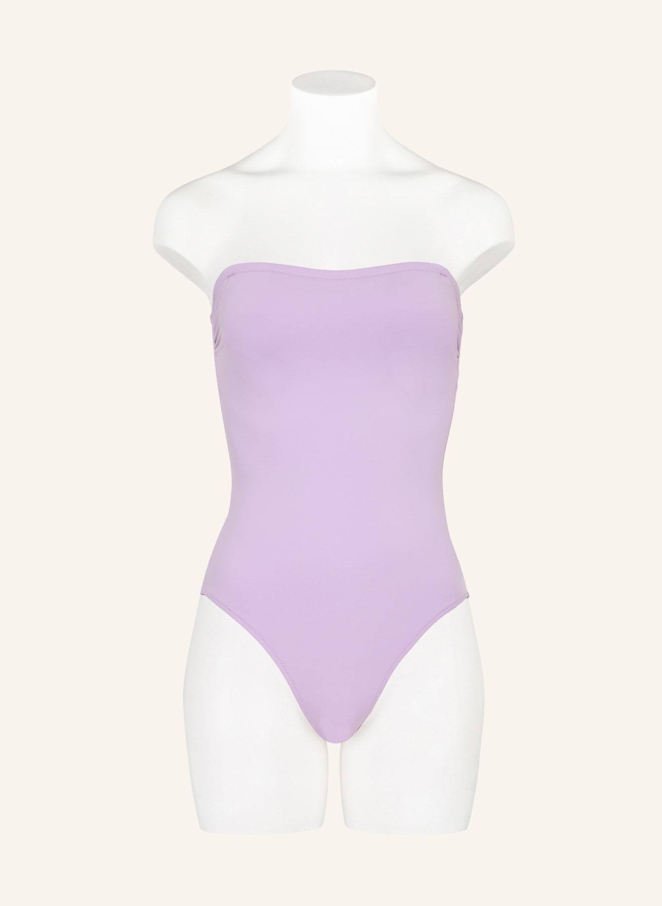 VILEBREQUIN Maillot de bain bandeau SOLID FACETTE: LILAS CLAIR