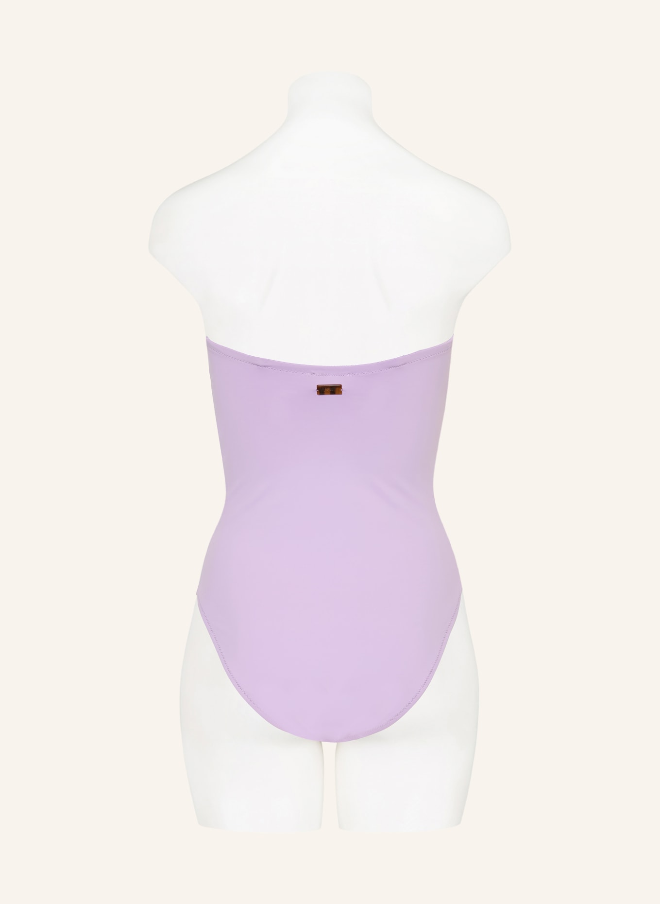 VILEBREQUIN Maillot de bain bandeau SOLID FACETTE: LILAS CLAIR
