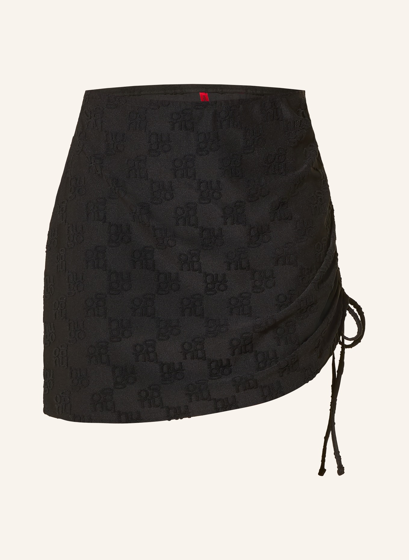 HUGO Spódnica z dżerseju TERRY: CZARNY