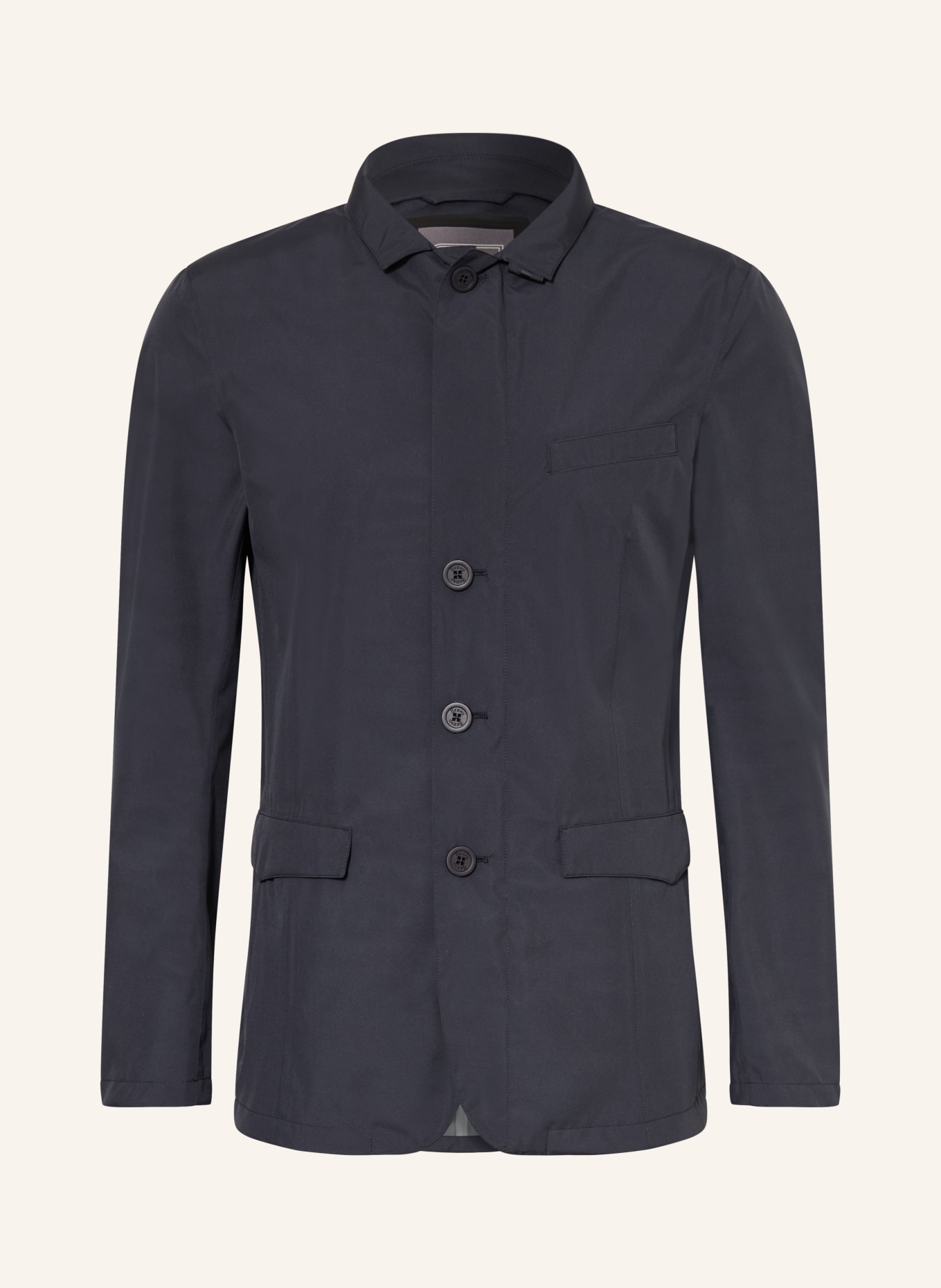 HERNO veste fonctionnelle: BLEU FONCÉ