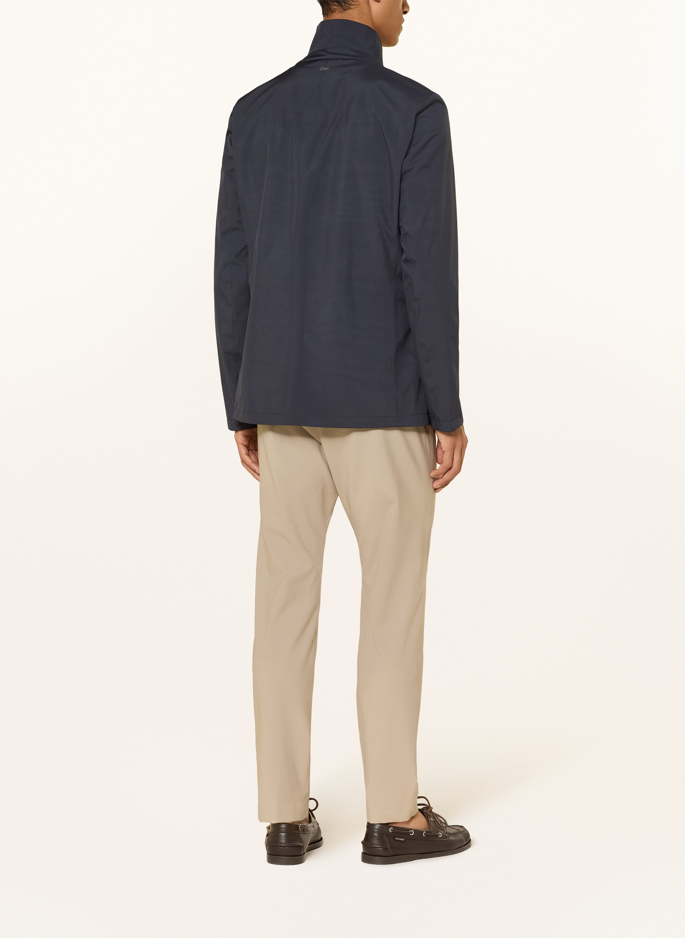 HERNO veste fonctionnelle: BLEU FONCÉ