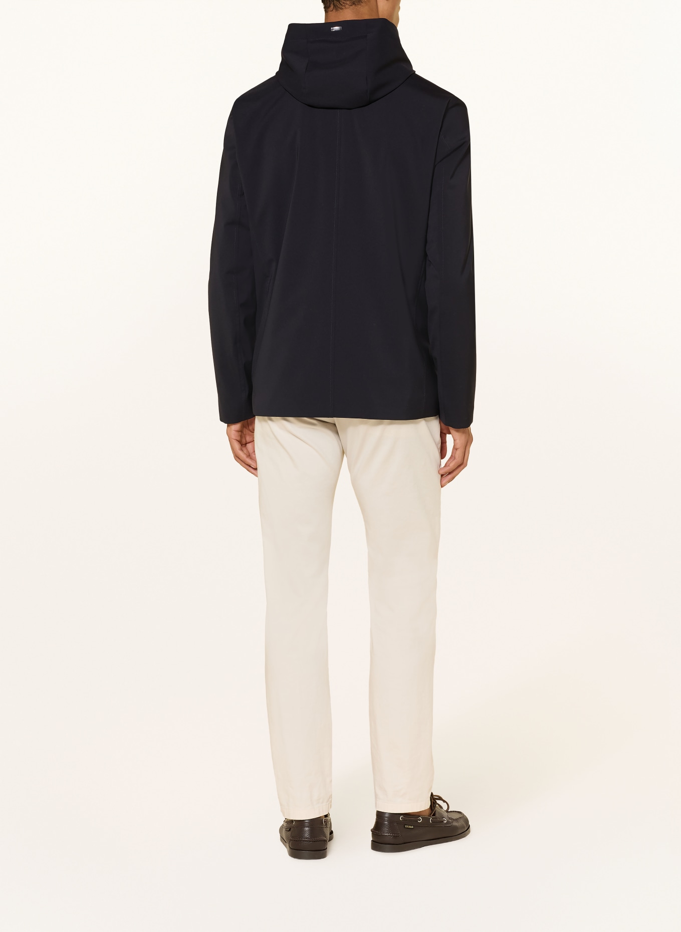 HERNO Parka s odnímatelnou kapucí: TMAVĚ MODRÁ