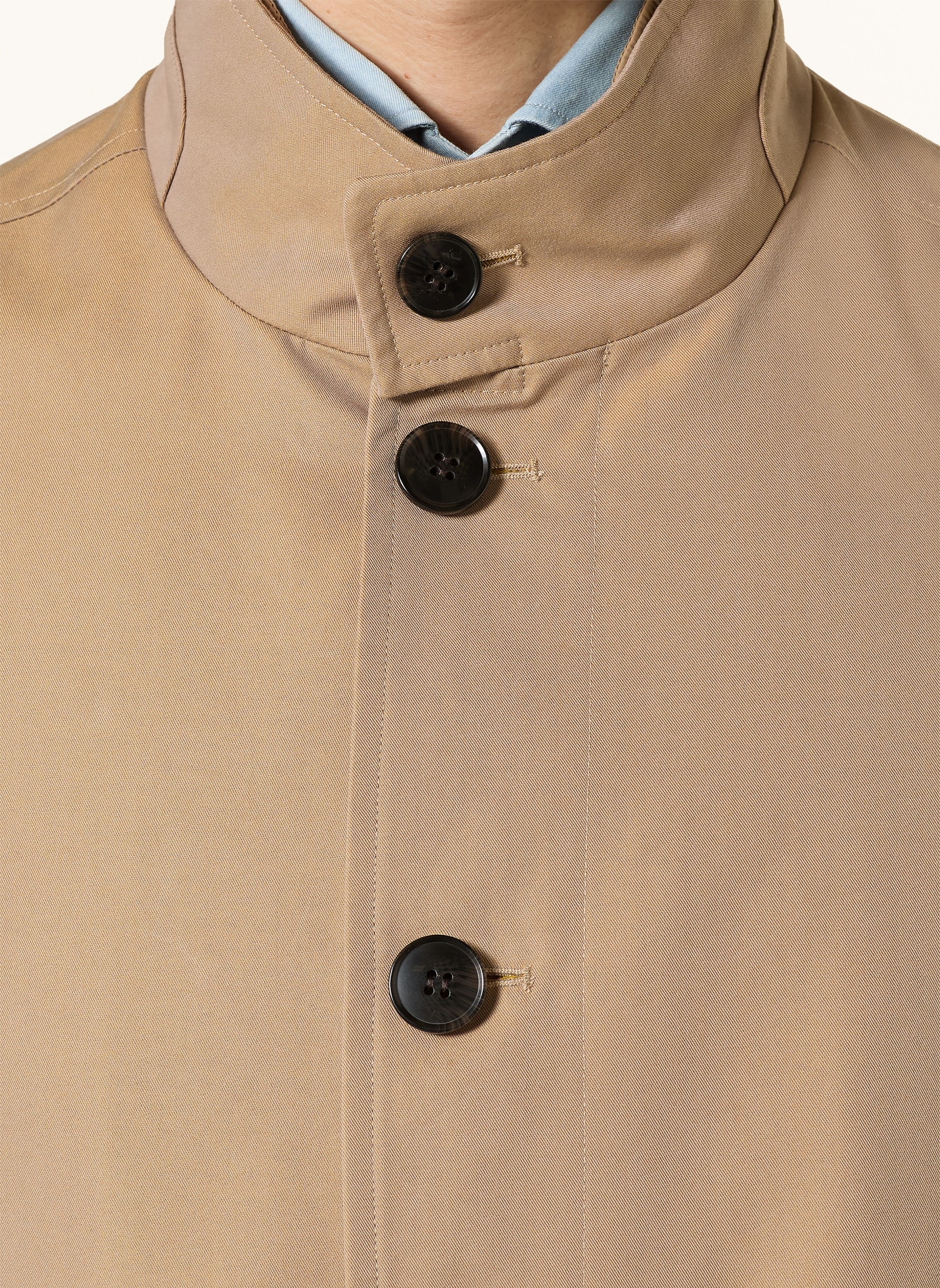 STROKESMAN'S Manteau FOREMAN avec cache amovible: BEIGE