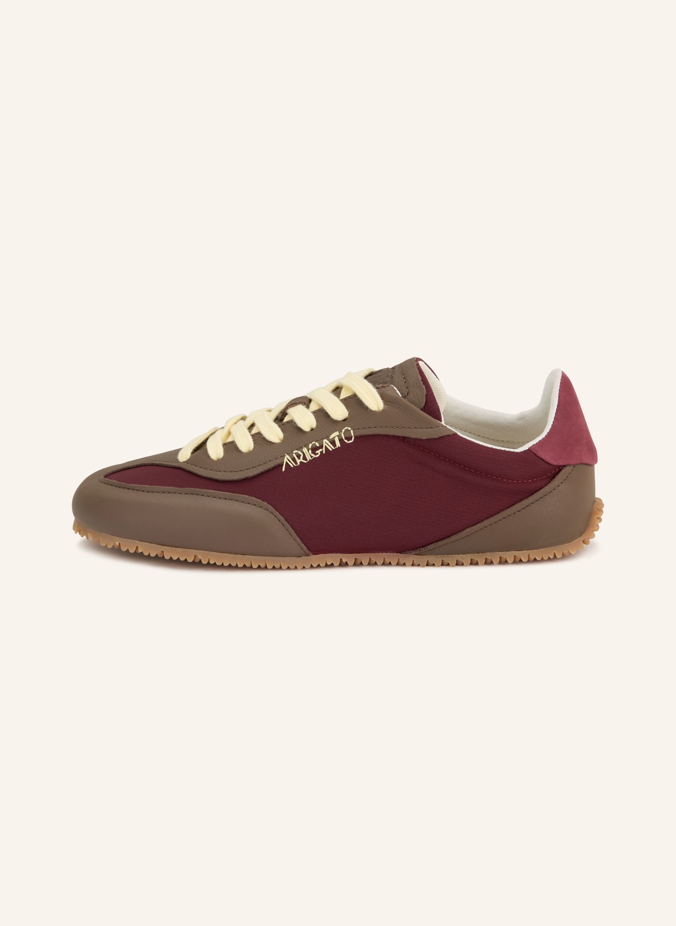 AXEL ARIGATO Sneaker DAZE RUNNER: DONKERROOD / MARRON FONCÉ