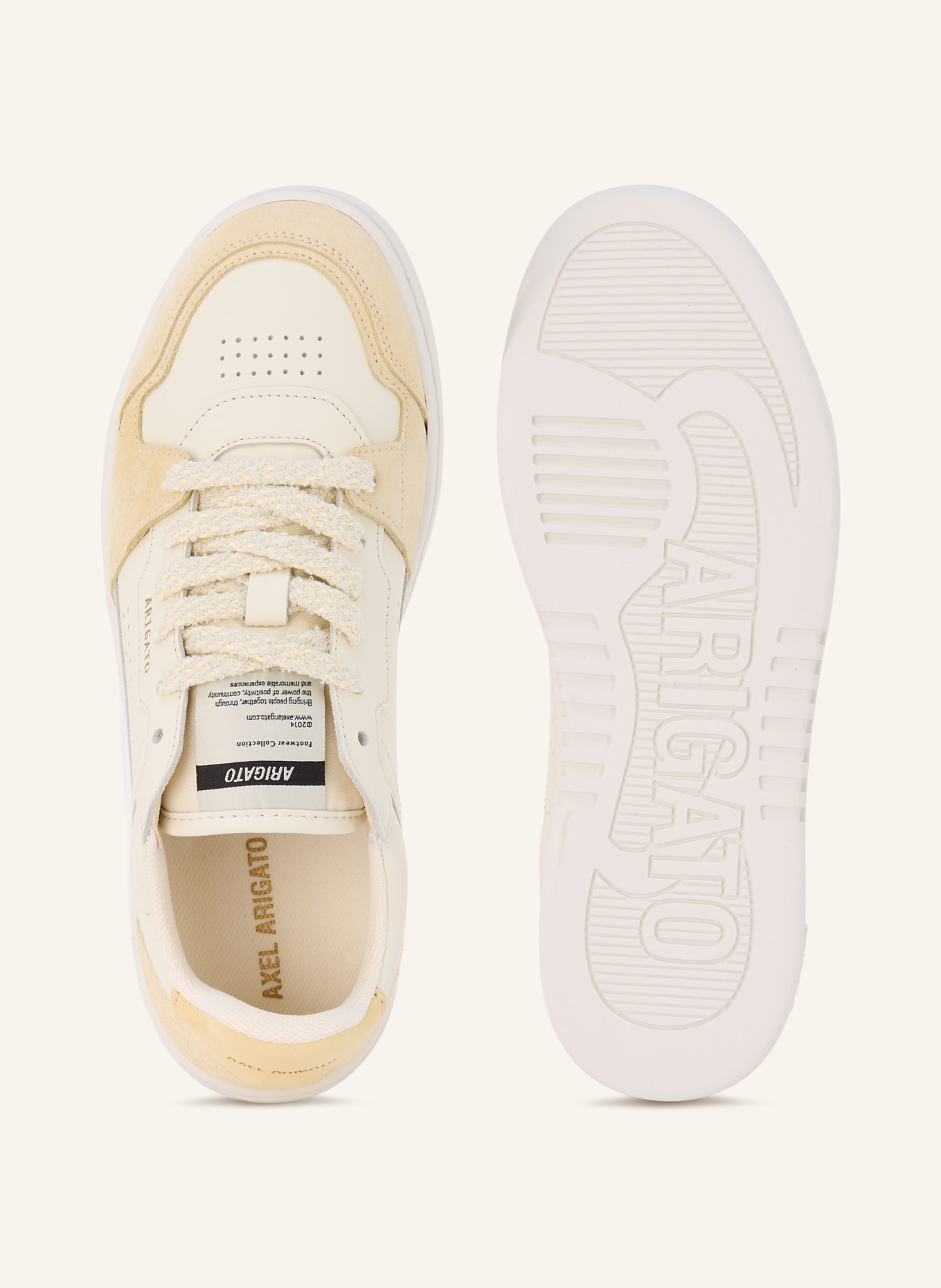 AXEL ARIGATO Sneaker DICE LO: LICHTGEEL / GEEL