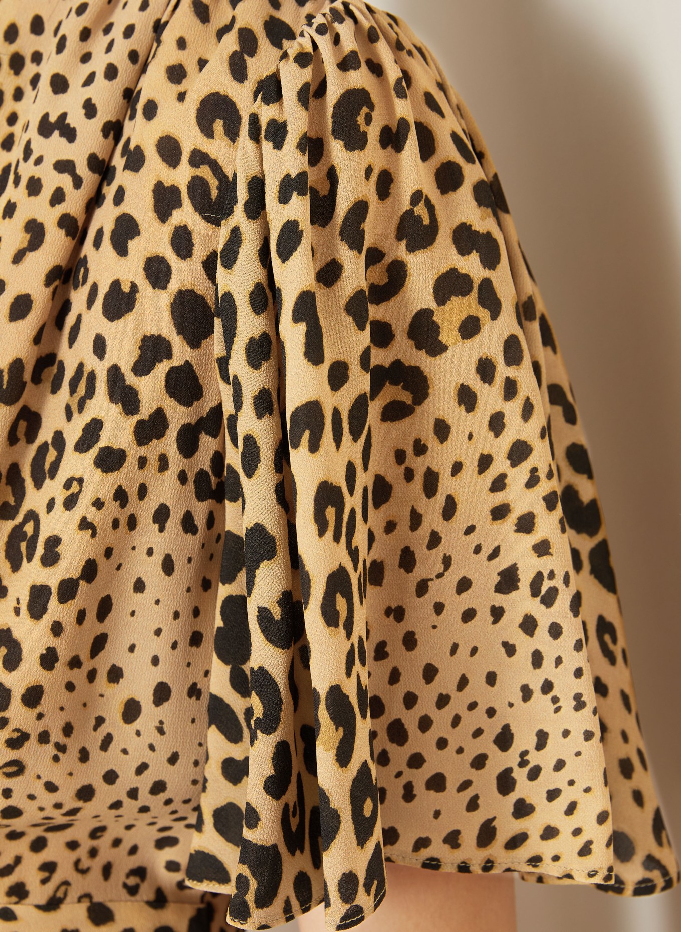 ETRO dress: CAMEL / DARK BROWN