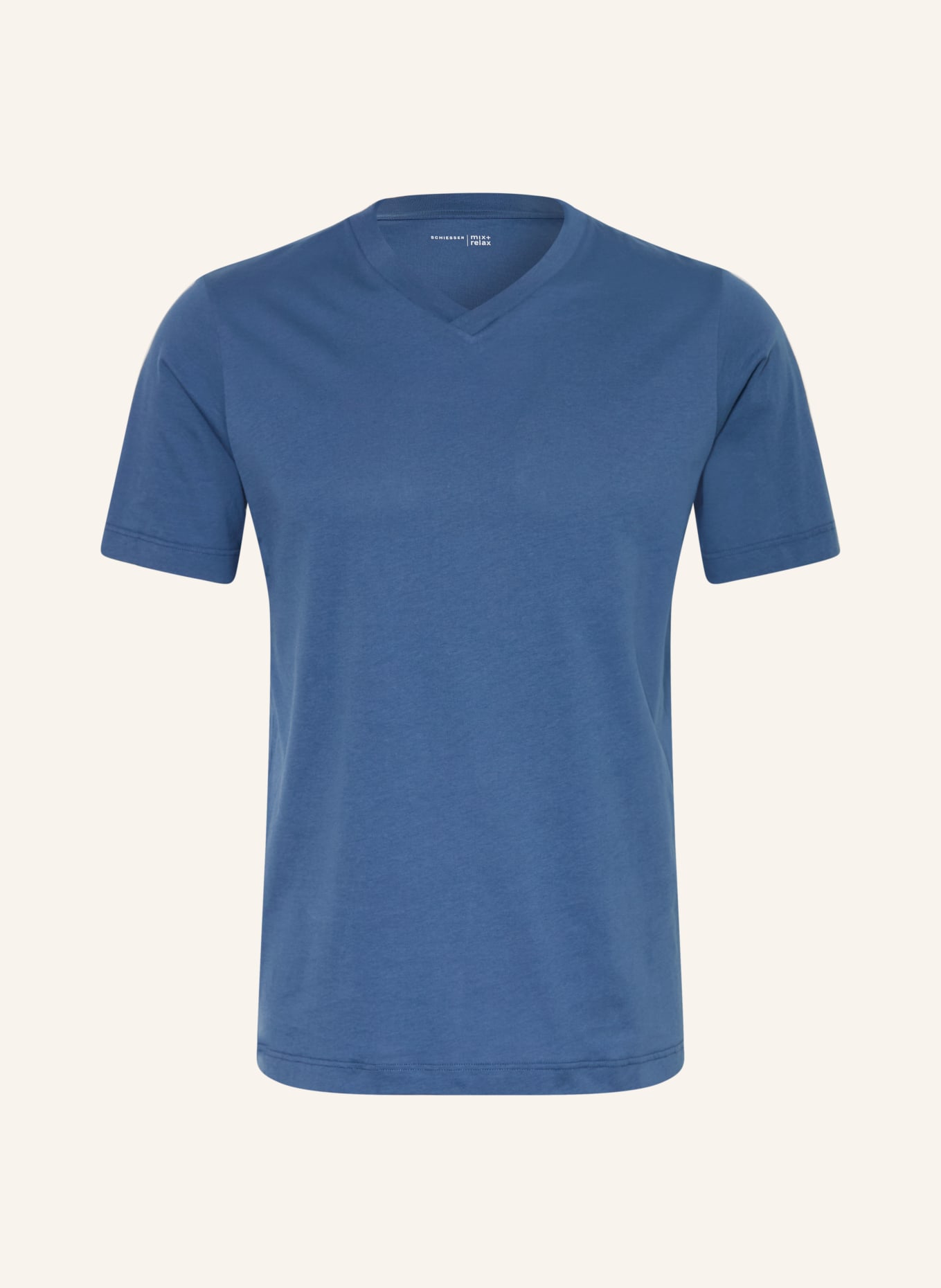 SCHIESSER Chemise de nuit MIX+RELAX: BLEU