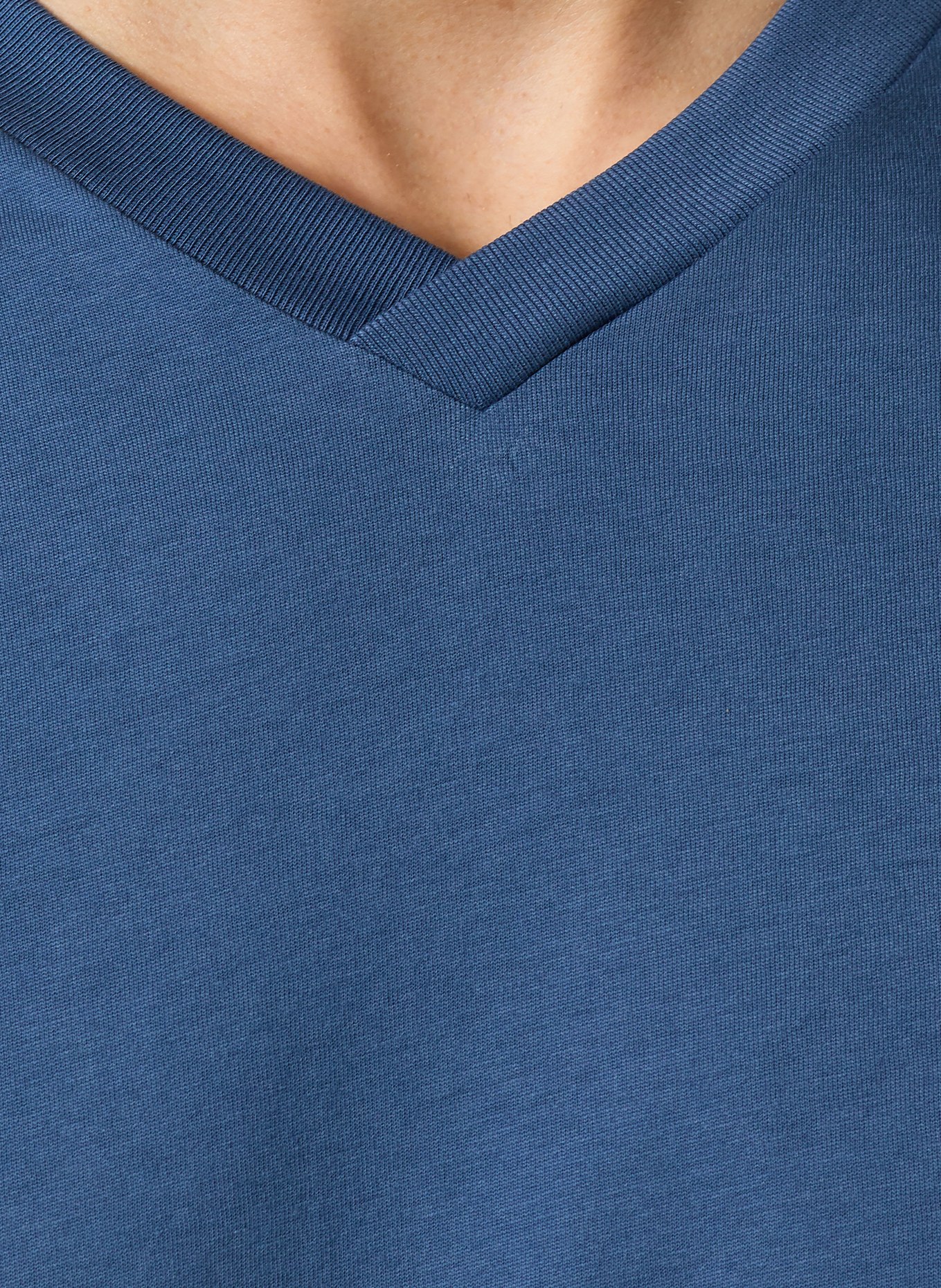 SCHIESSER Chemise de nuit MIX+RELAX: BLEU