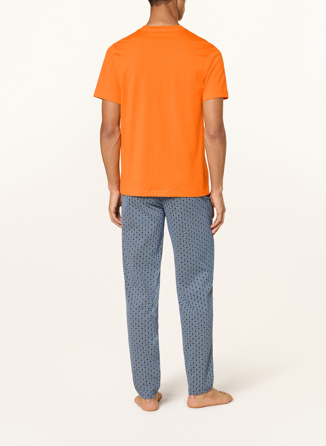 SCHIESSER MIX+RELAX sleep shirt: ORANGE