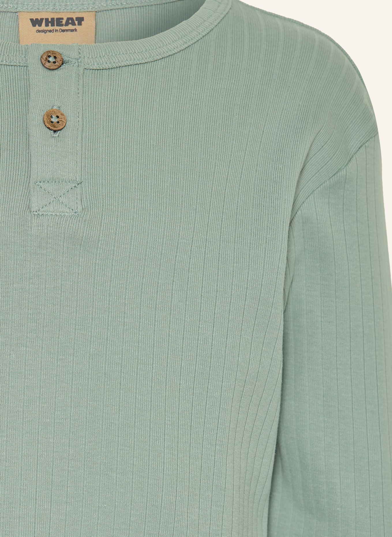WHEAT Dlouhé rukávy: SVĚTLE ZELENÁ