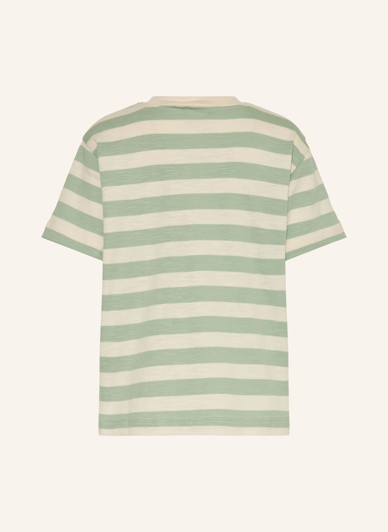 WHEAT T-Shirt: GRÜN / HELLGRAU