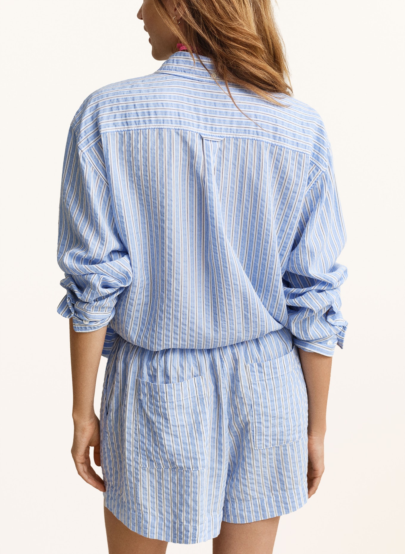 GANT Hemdbluse: HELLBLAU / DUNKELBLAU / WEISS