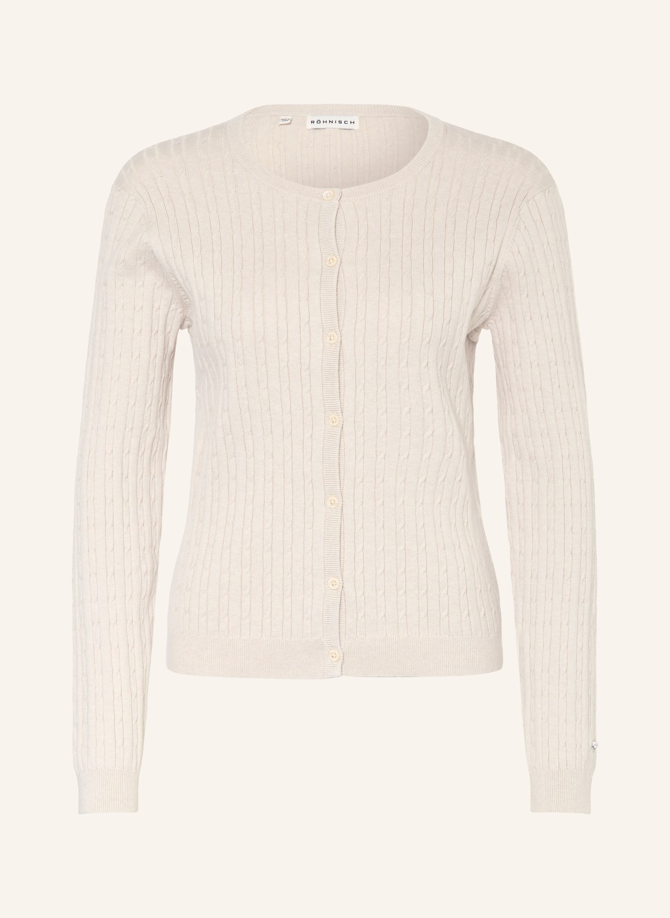 RÖHNISCH Strickjacke: ECRU