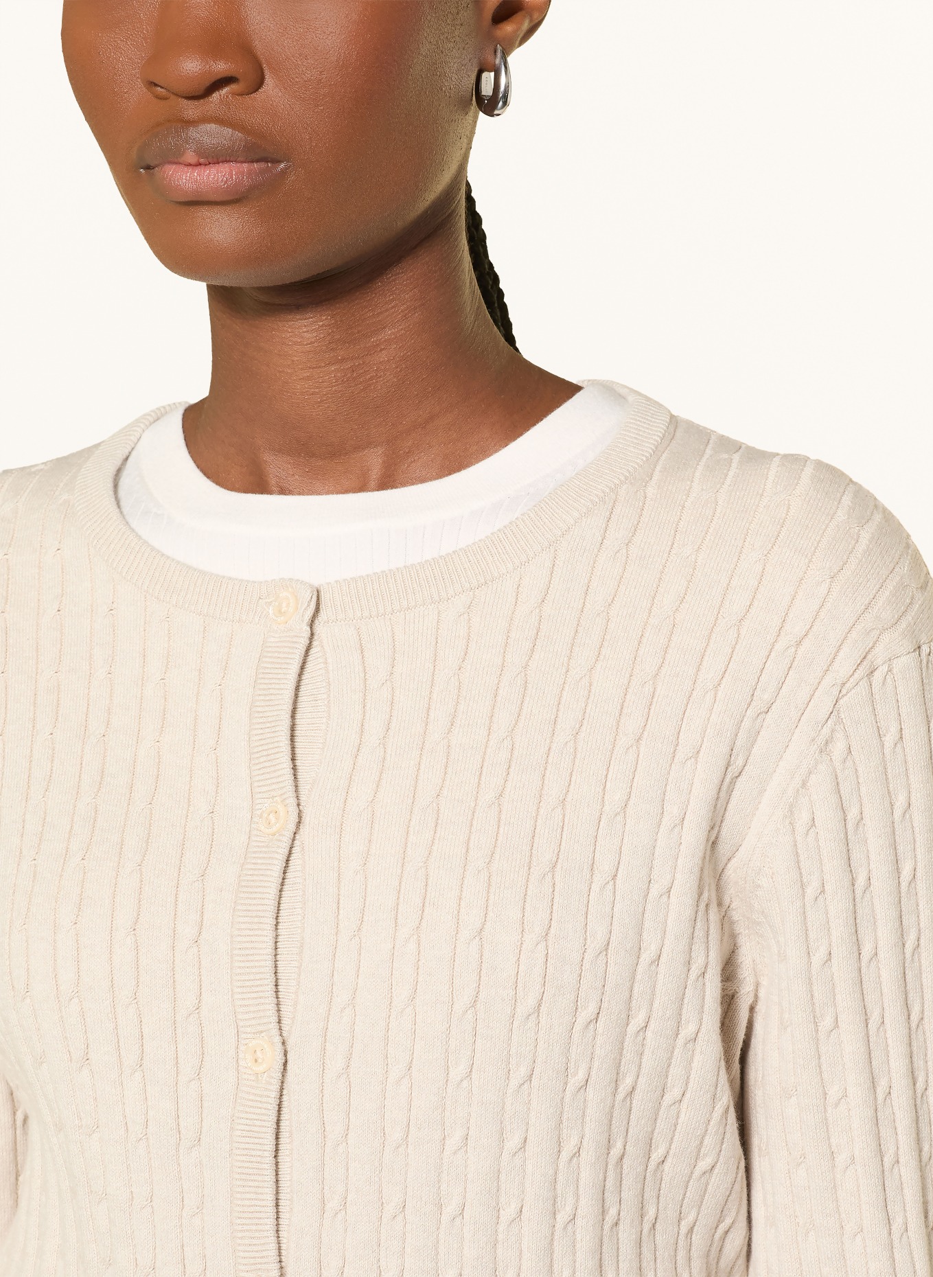 RÖHNISCH Strickjacke: ECRU