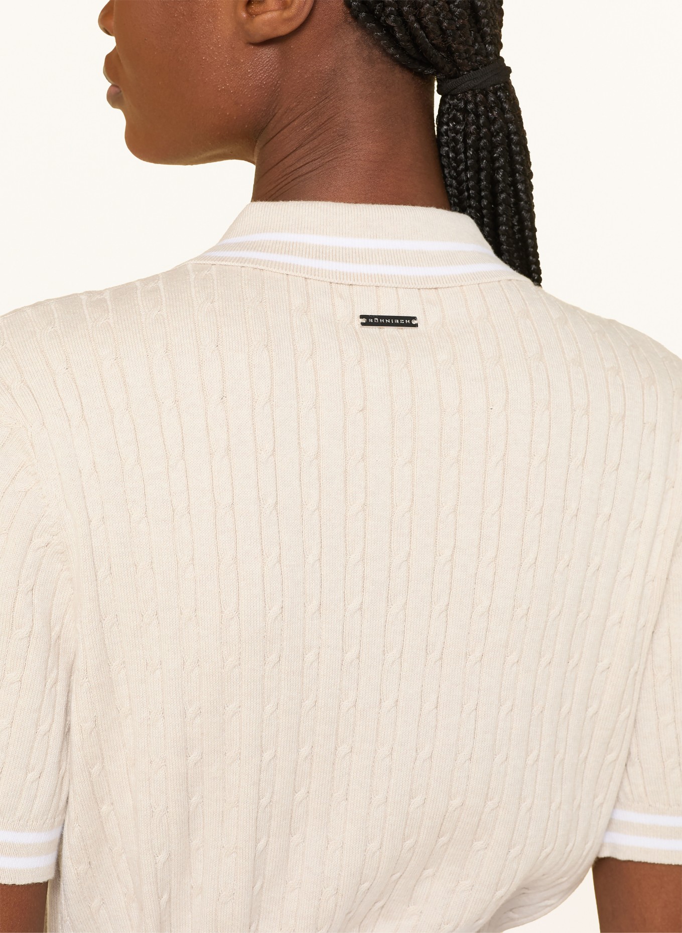 RÖHNISCH Strick-Poloshirt CLASSIC: BEIGE