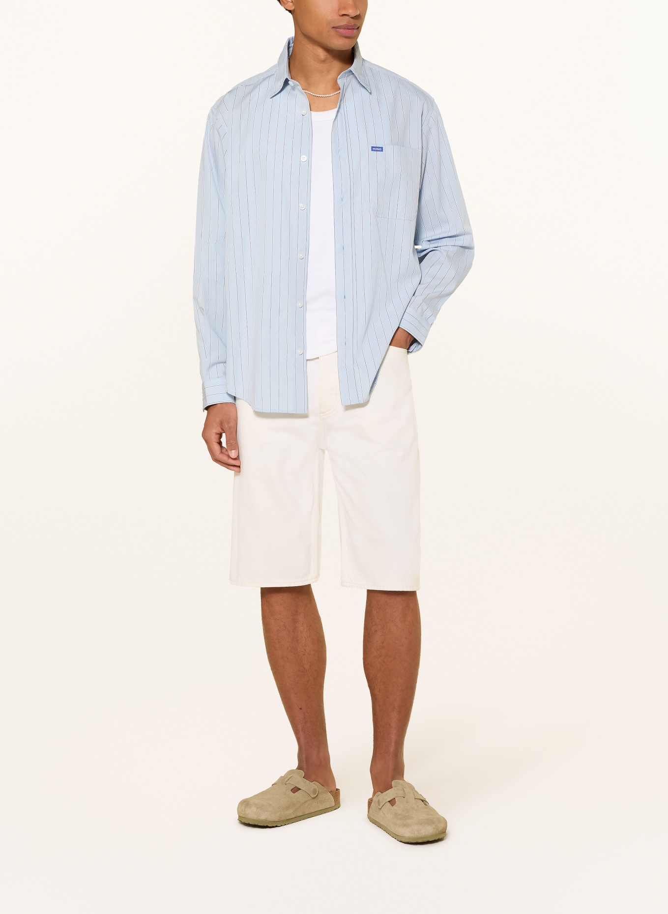 HUGO Jeansshort: 103 NATURAL