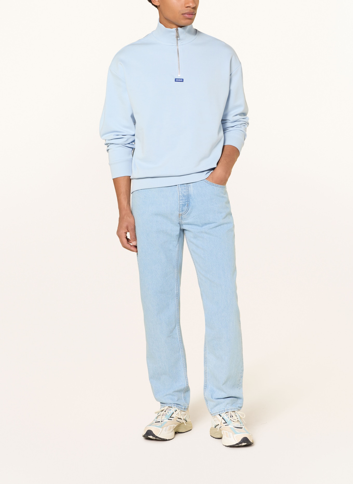 HUGO Jeans JONAH Straight Fit: 455 LIGHT/PASTEL BLUE