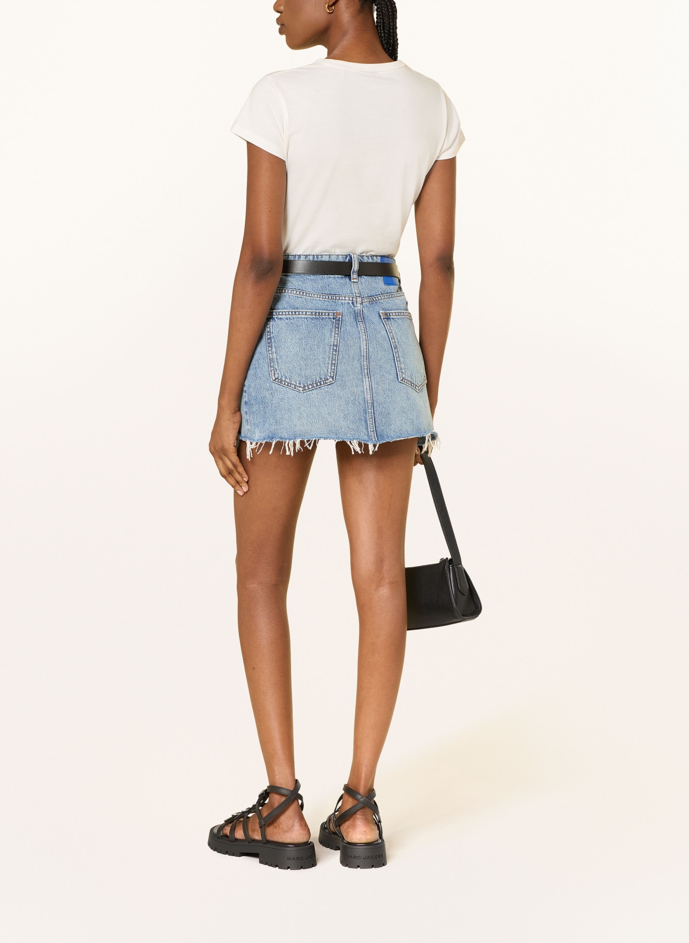 HUGO Jeansrok GALANIE: LICHTBLAUW