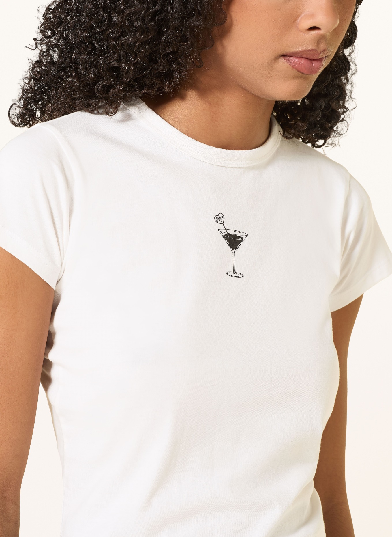 HUGO T-shirt DICHROMA: BLANC