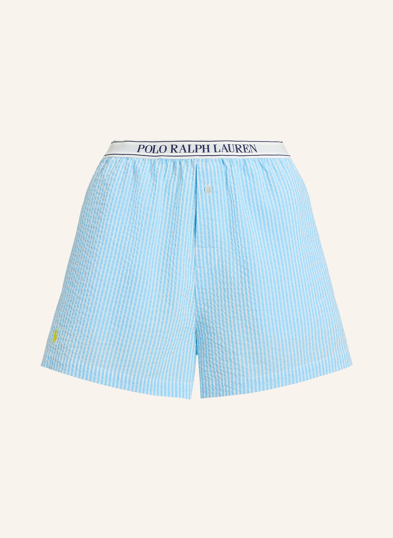 POLO RALPH LAUREN short de nuit: BLEU CLAIR / BLEU FONCÉ / BLANC
