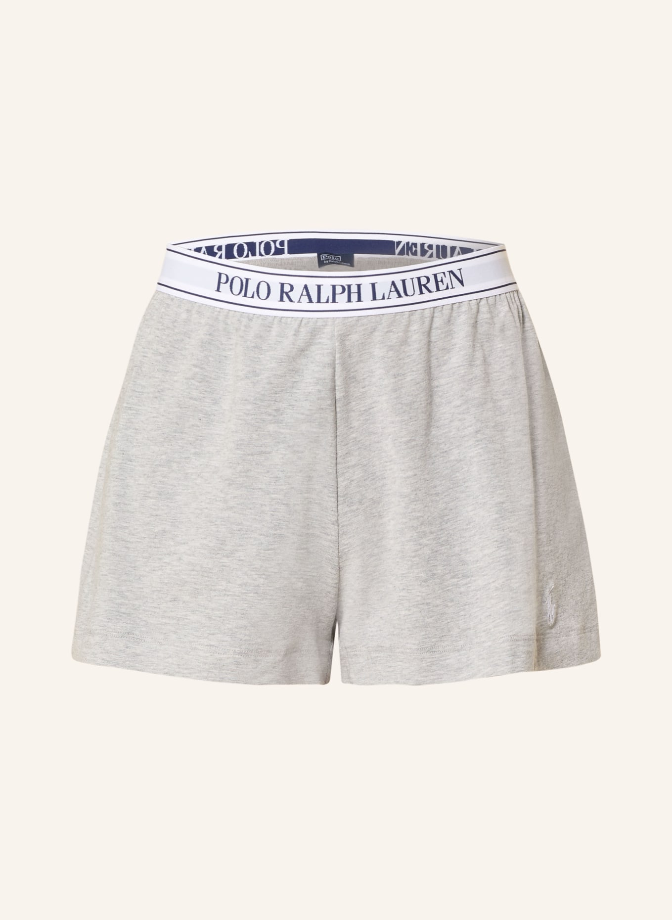 POLO RALPH LAUREN Spodnie do spania: JASNOCZARY / GRANATOWY / BIAŁY