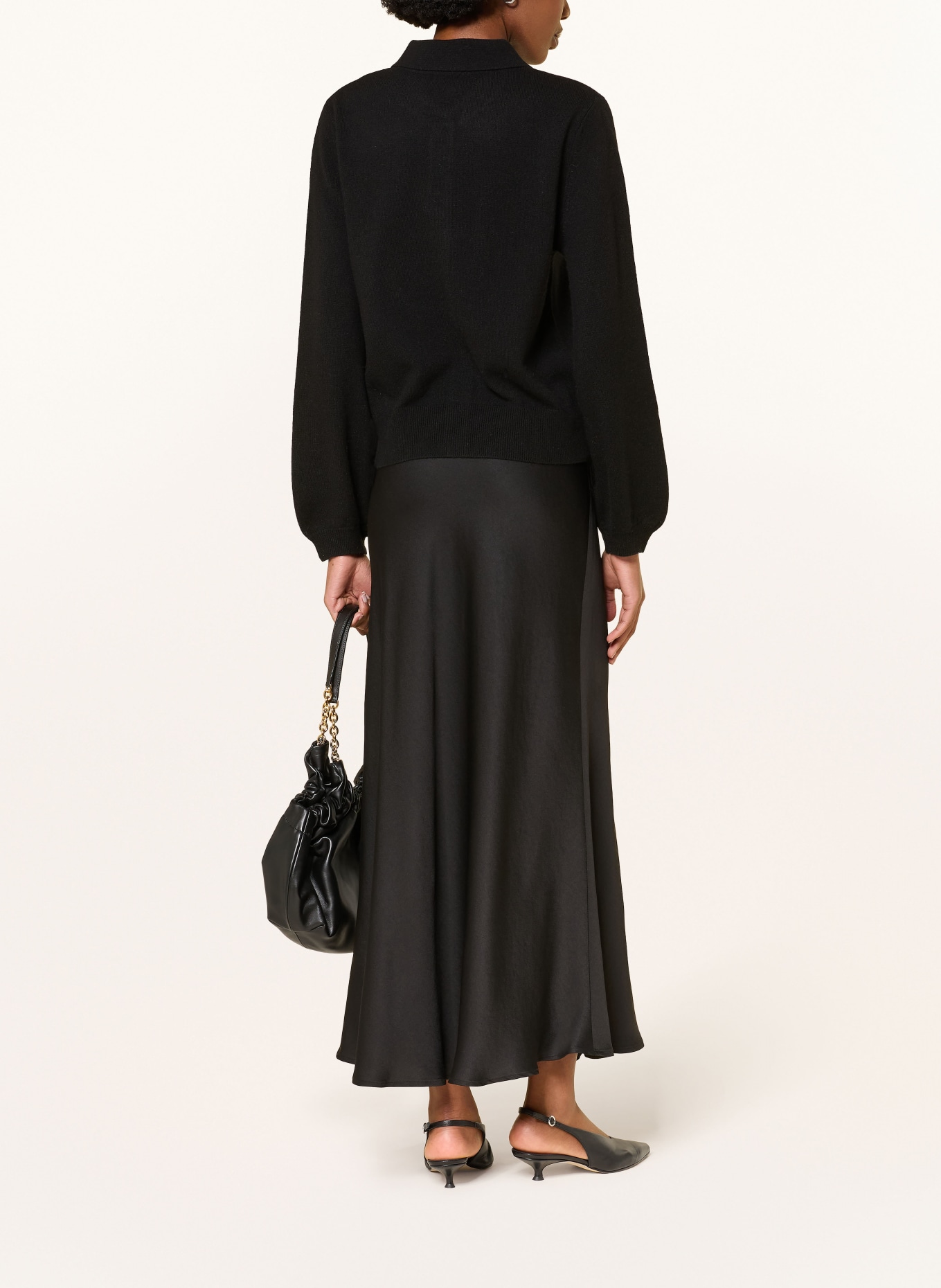 (THE MERCER) N.Y. Cardigan en cachemire: NOIR