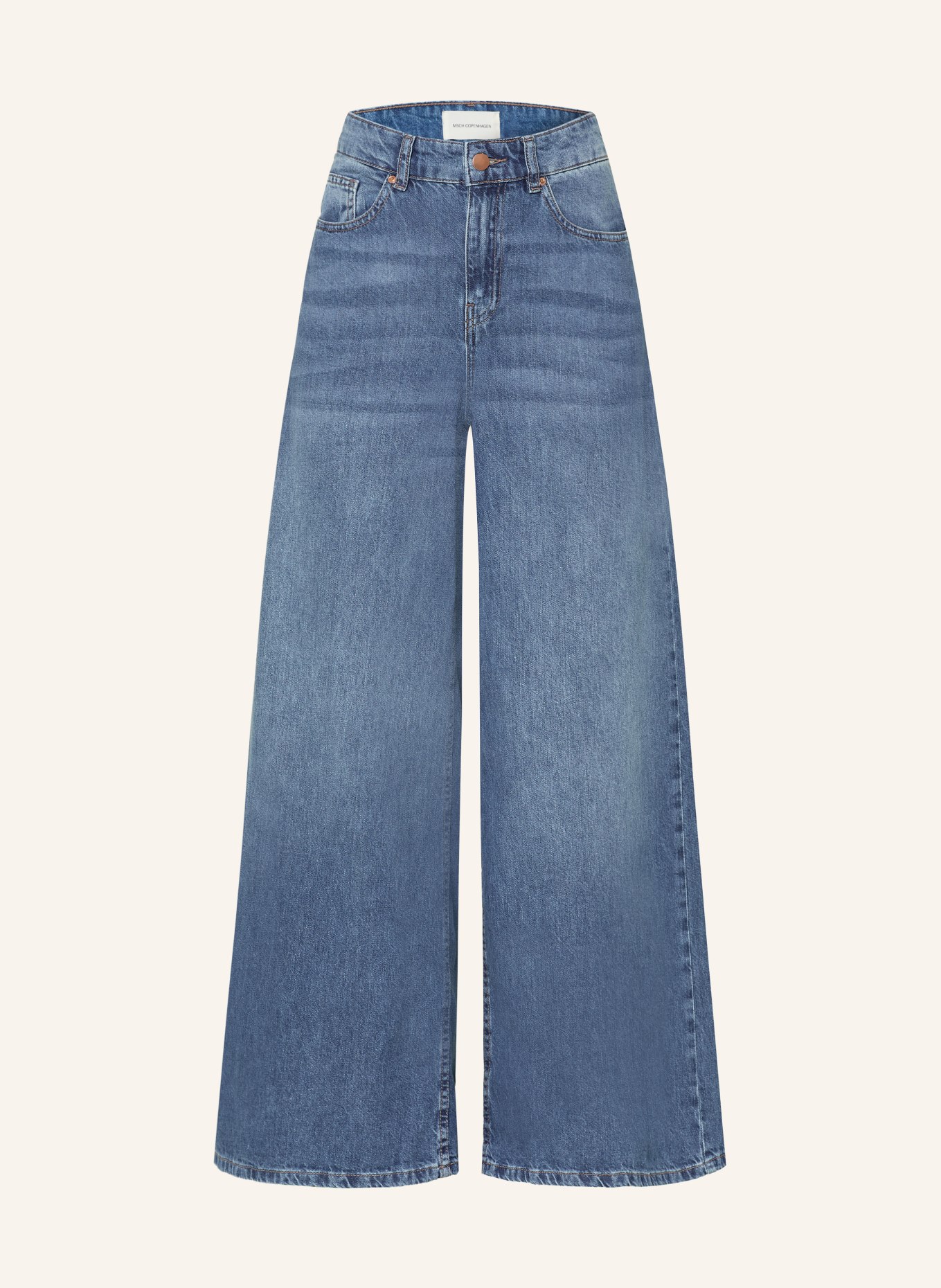 MSCH COPENHAGEN Jean à jambes larges MSCHTURIG ALENA: MID BLUE WASH