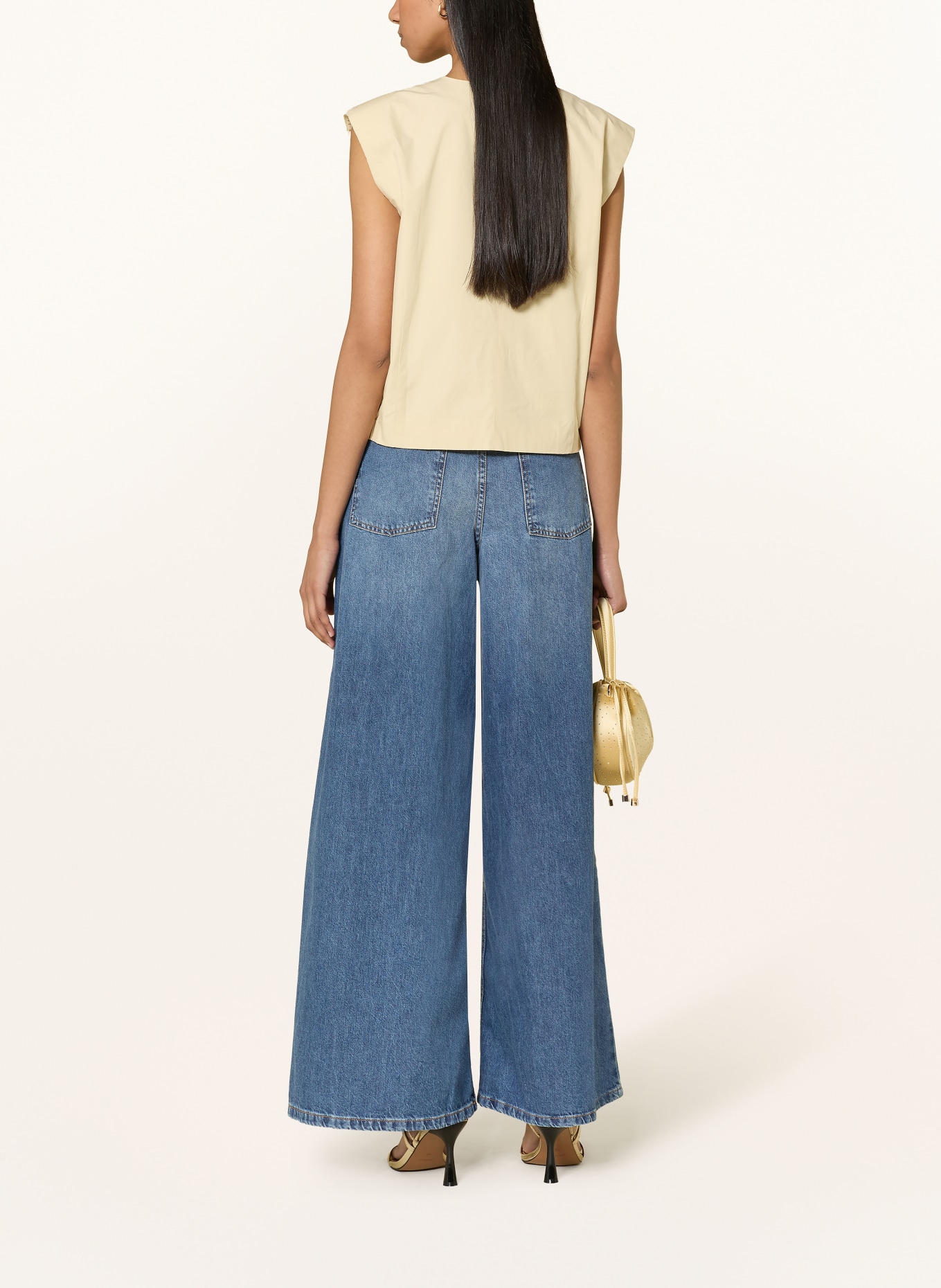 MSCH COPENHAGEN Jean à jambes larges MSCHTURIG ALENA: MID BLUE WASH