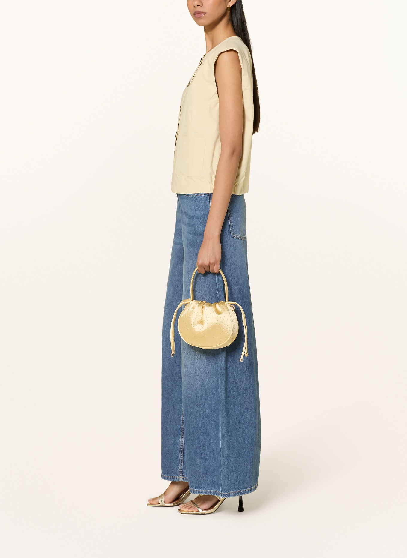 MSCH COPENHAGEN Jean à jambes larges MSCHTURIG ALENA: MID BLUE WASH