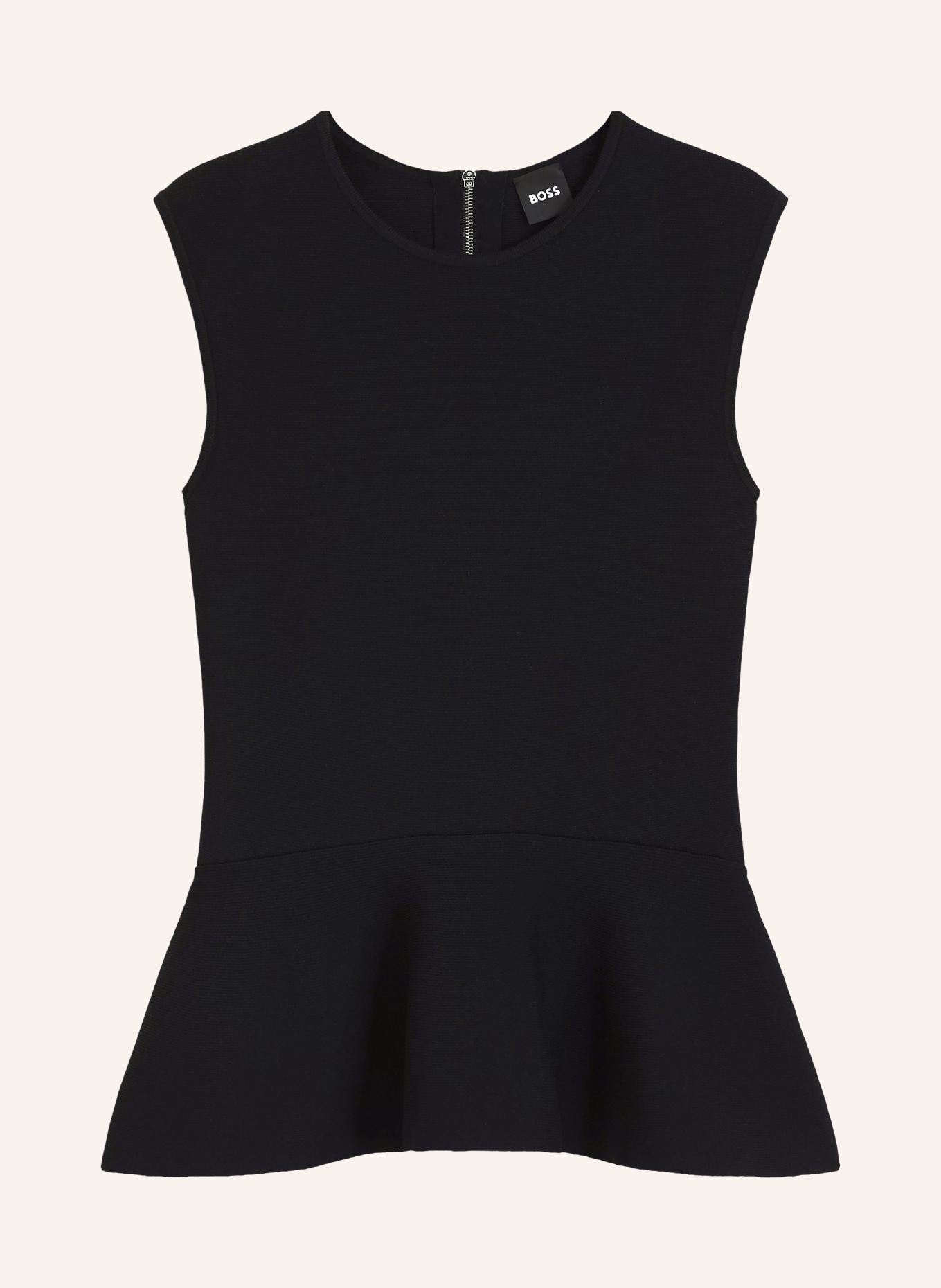 BOSS Bluzka z dżerseju FILLO: CZARNY