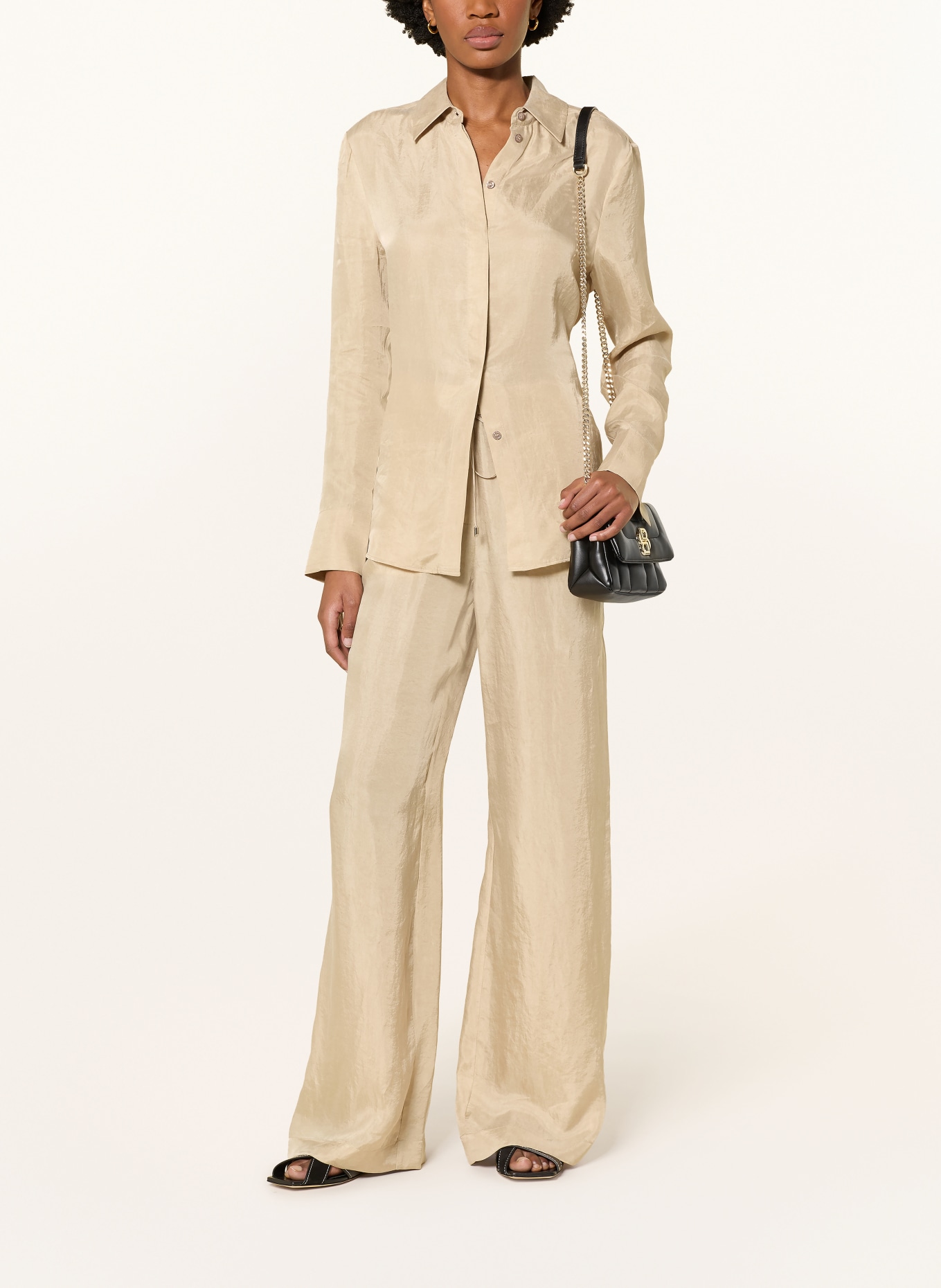 BOSS Marlenehose TAVATI: BEIGE