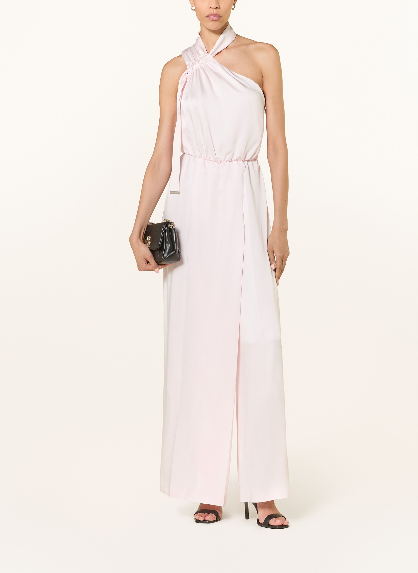 BOSS Jumpsuit DESCARLA aus Satin: HELLROSA