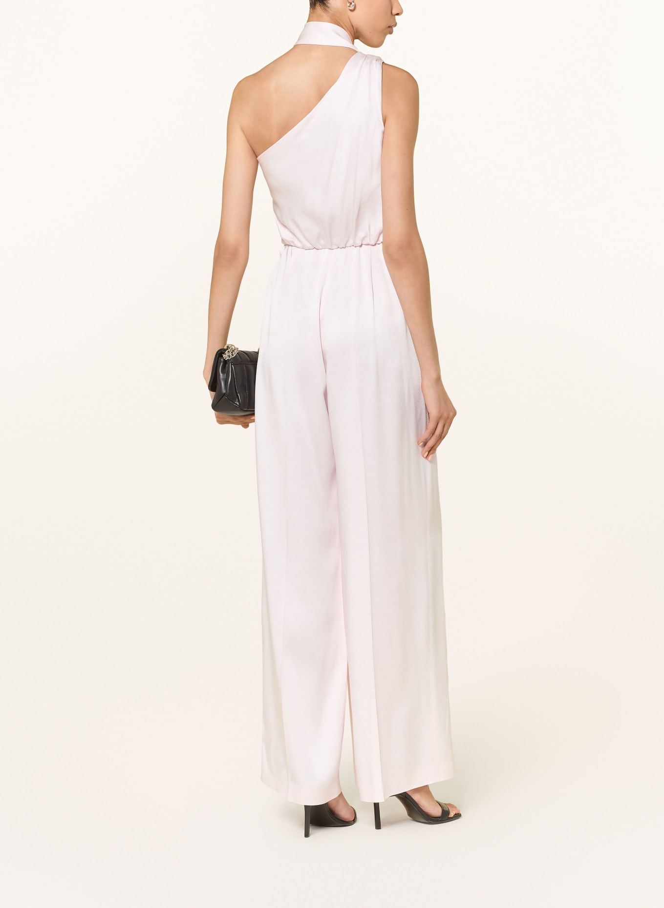 BOSS Jumpsuit DESCARLA aus Satin: HELLROSA