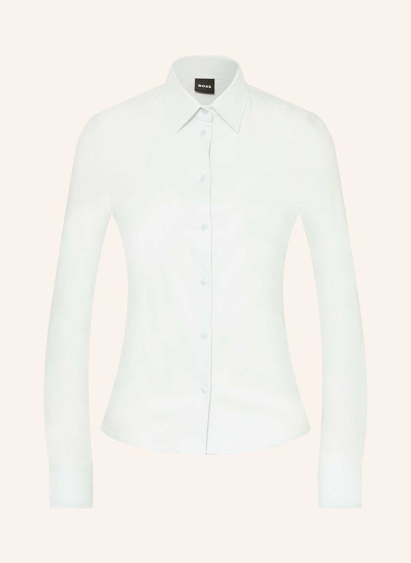 BOSS Chemisier BRONTA TUESDAY en jersey: BLEU CLAIR