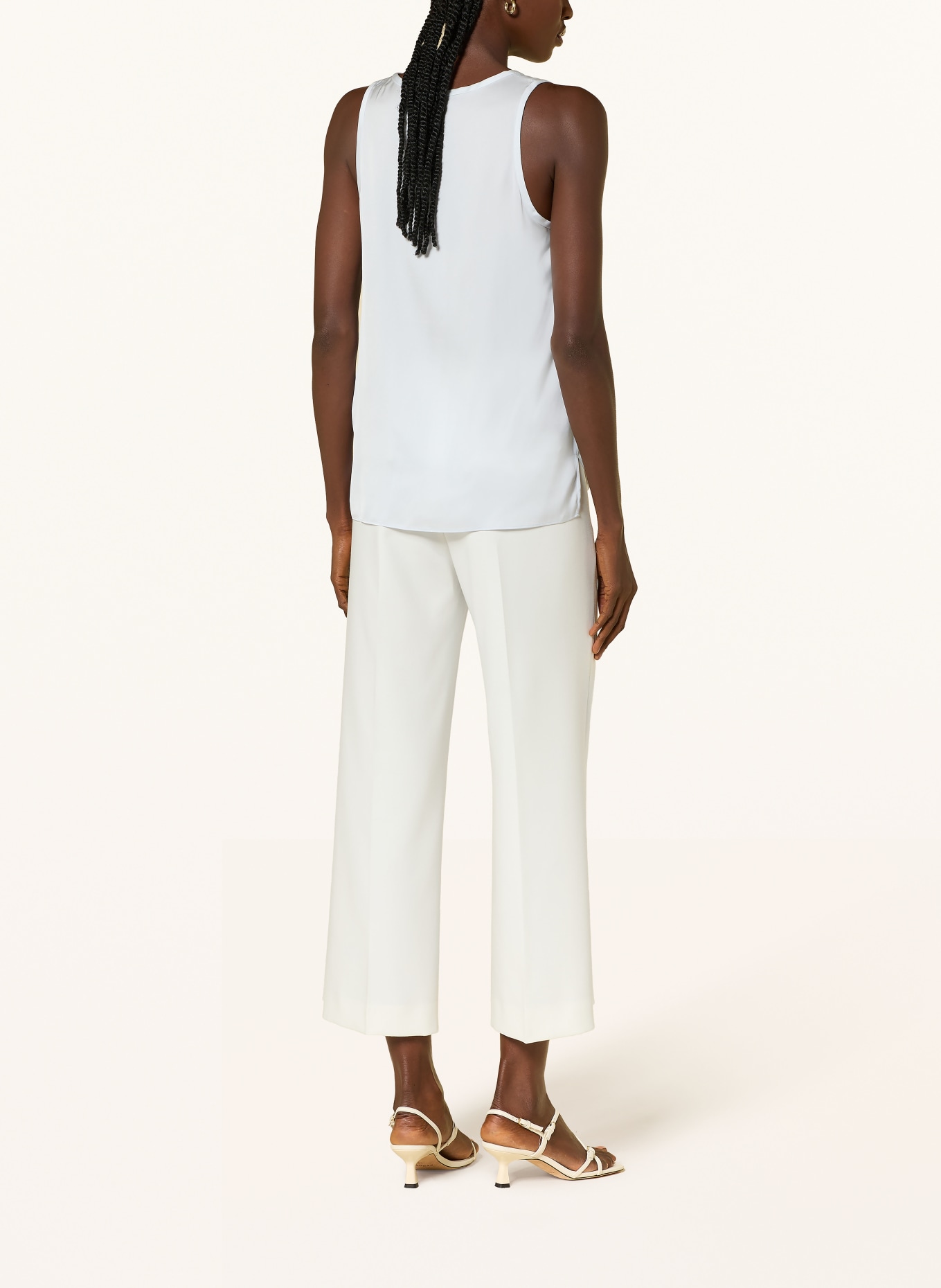 BOSS Seidentop BETTYNA: HELLBLAU