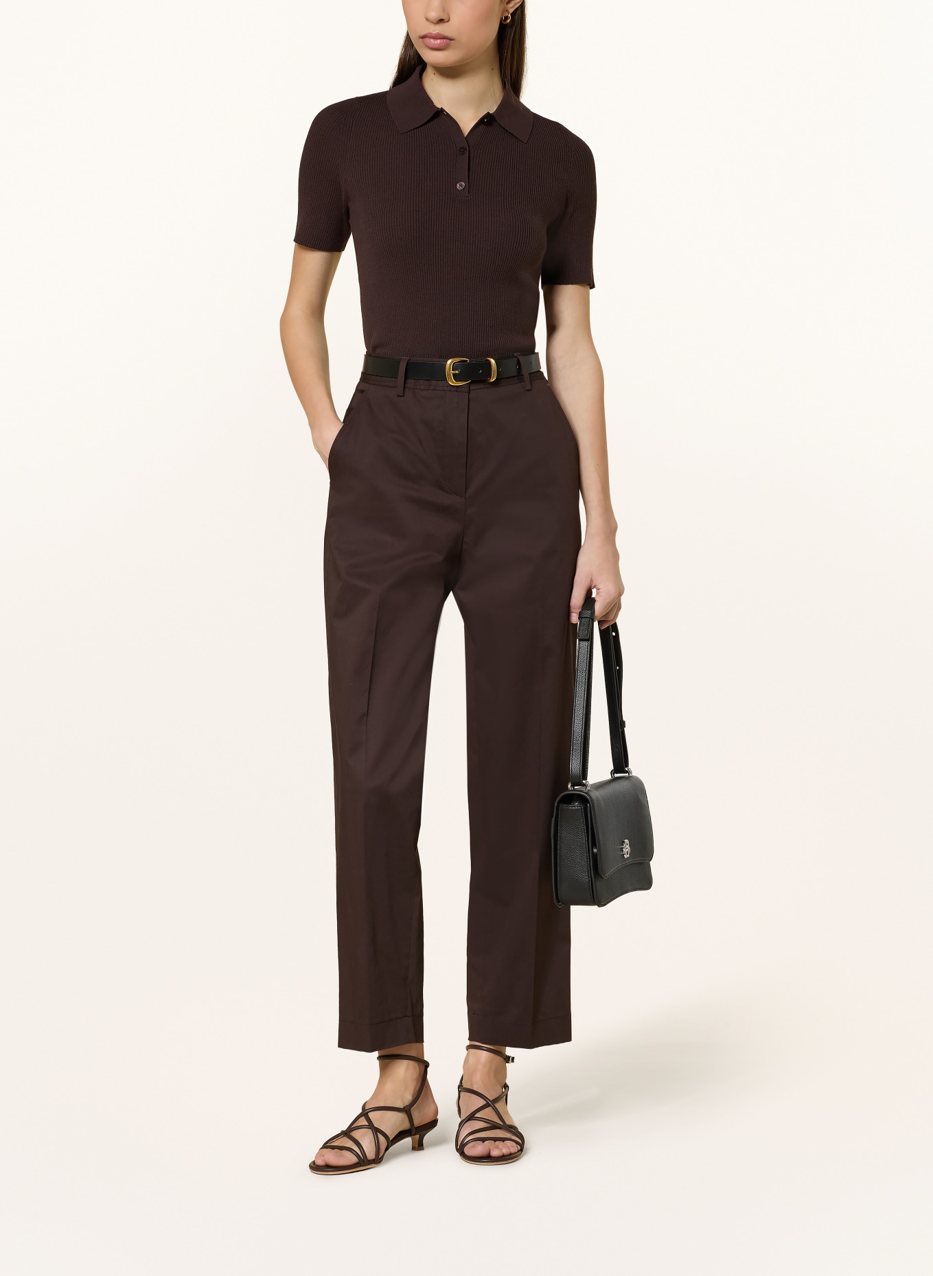 BOSS 7/8-Hose TECARINO: DUNKELBRAUN