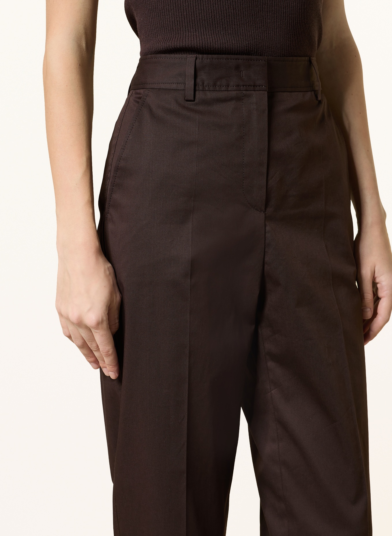 BOSS 7/8-Hose TECARINO: DUNKELBRAUN