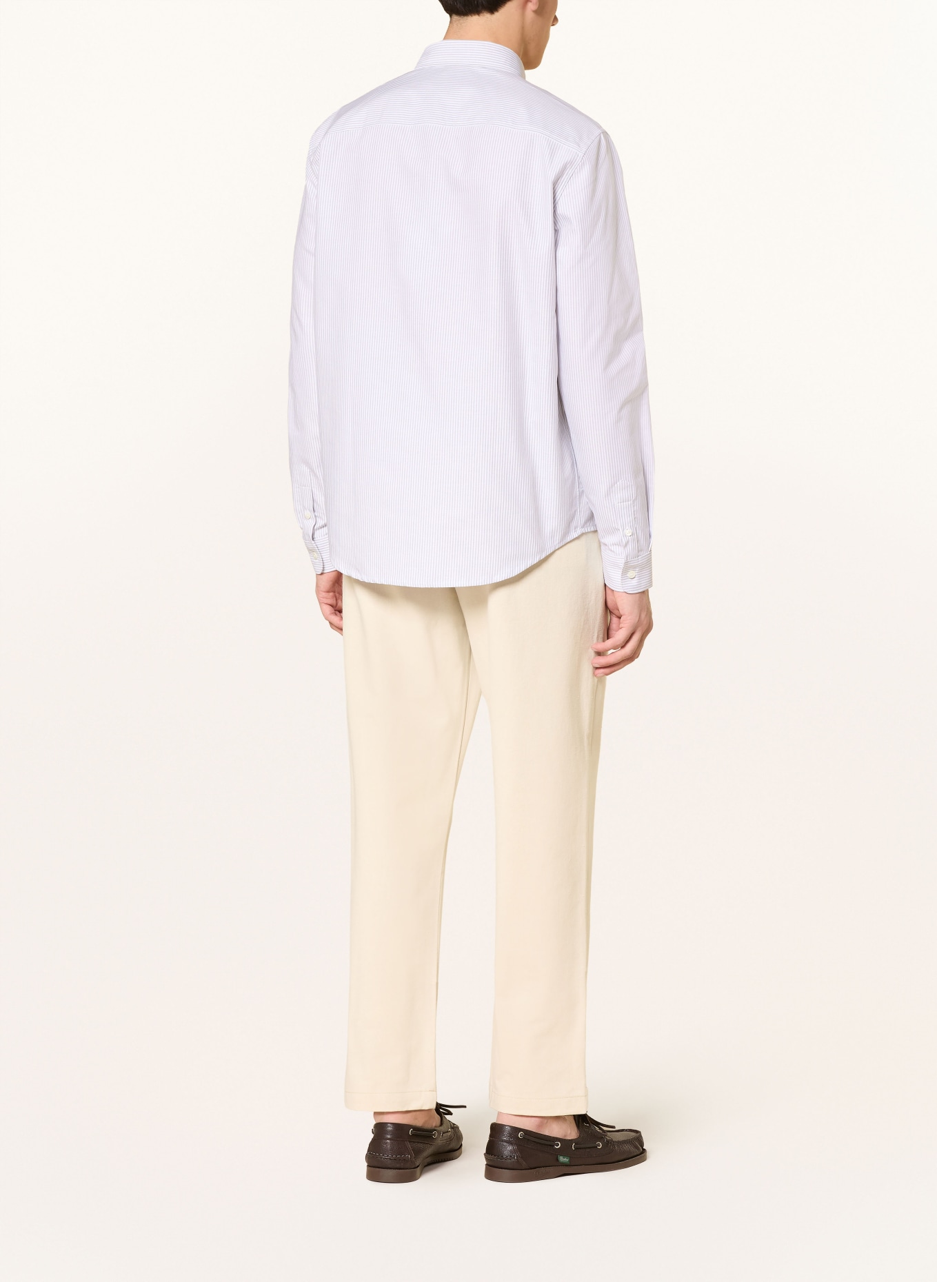 A.P.C. Overhemd CHEMISE Comfort Fit: TAUPE / WIT