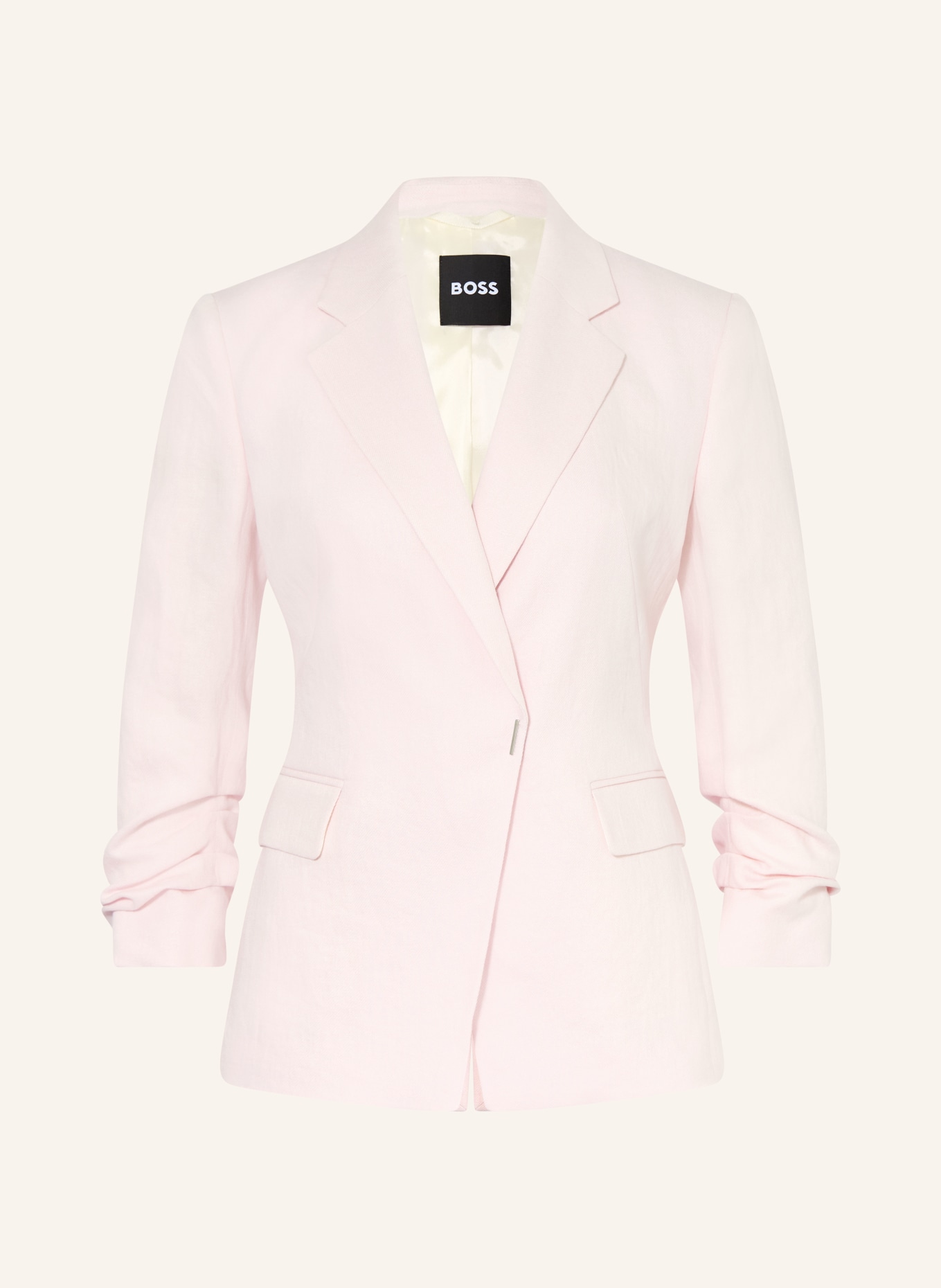 BOSS Blazer JIA mit Leinen und 3/4-Arm: HELLROSA