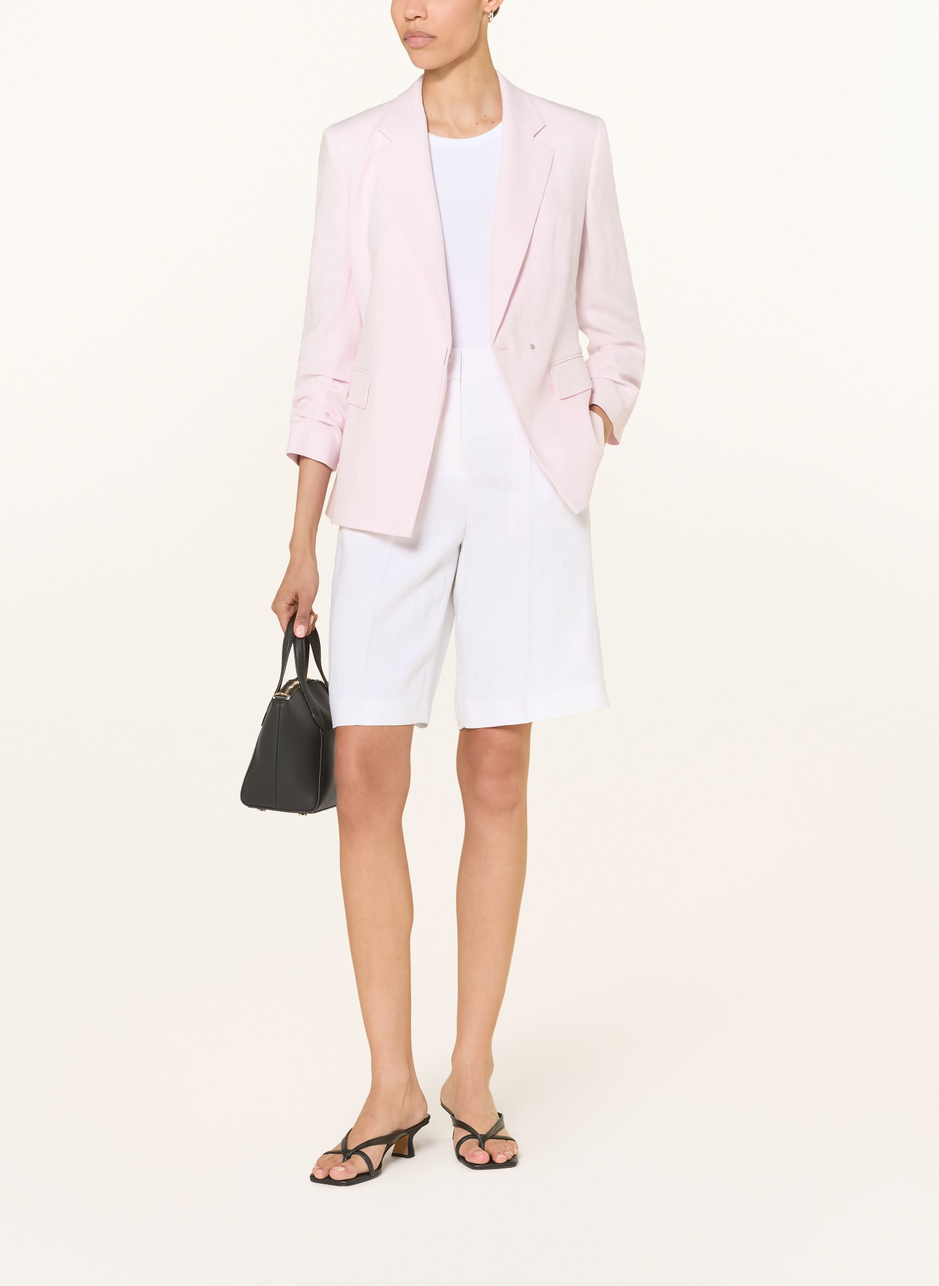 BOSS Blazer JIA mit Leinen und 3/4-Arm: HELLROSA