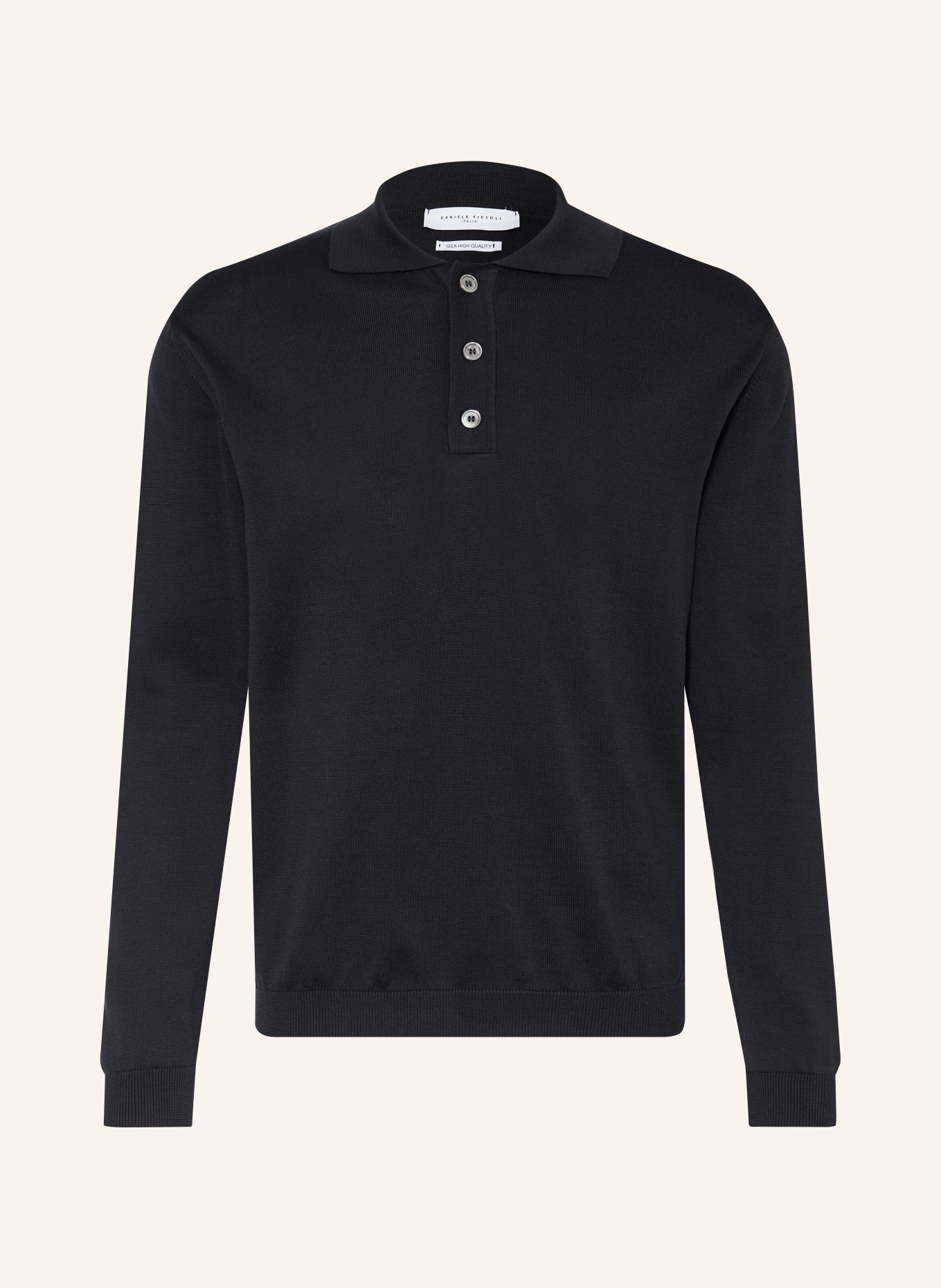 DANIELE FIESOLI Polo en maille GIZA: NOIR