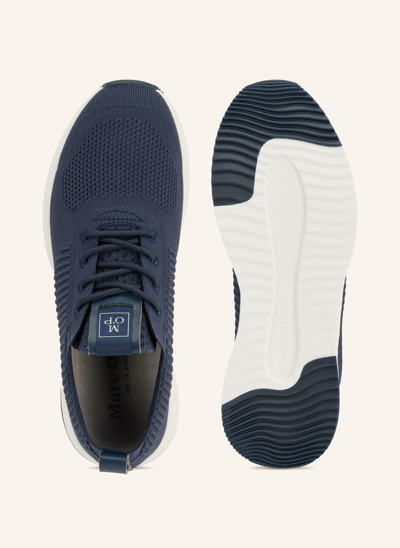 Marc O'Polo Sneaker JASPER: DONKERBLAUW