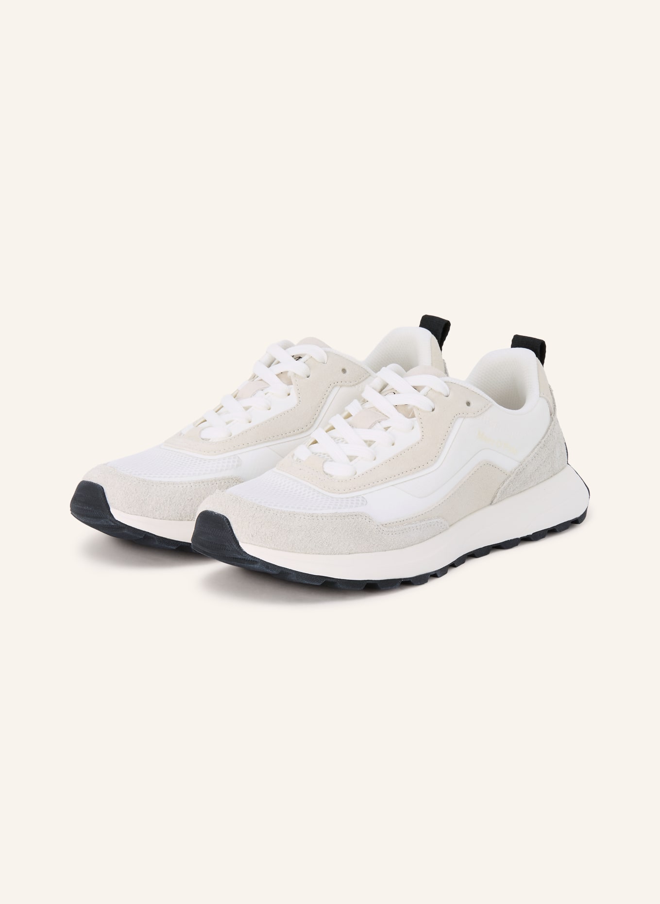 Marc O'Polo Sneaker: LICHTGRIJS / WIT