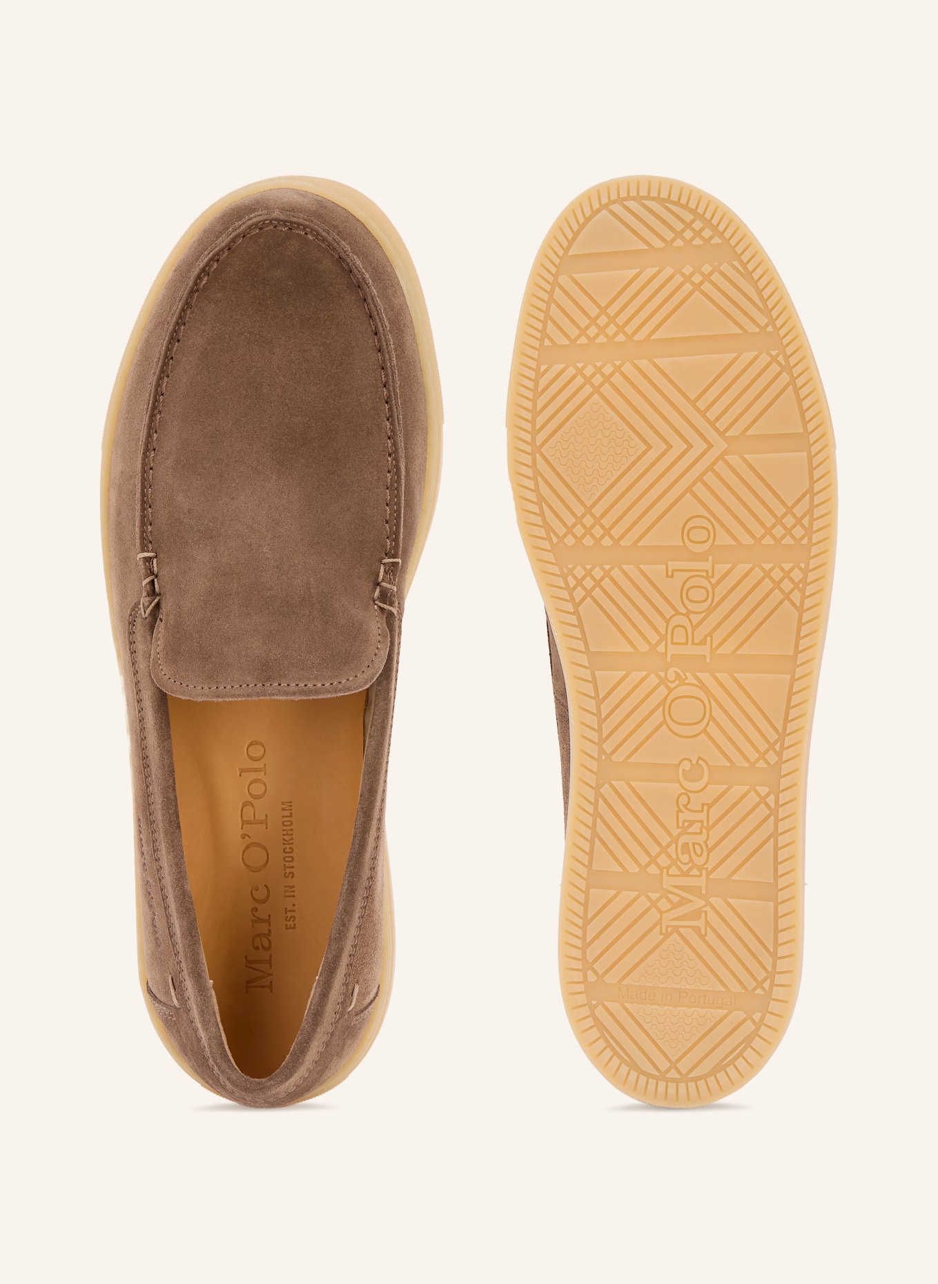 Marc O'Polo Slipper KARO: TAUPE